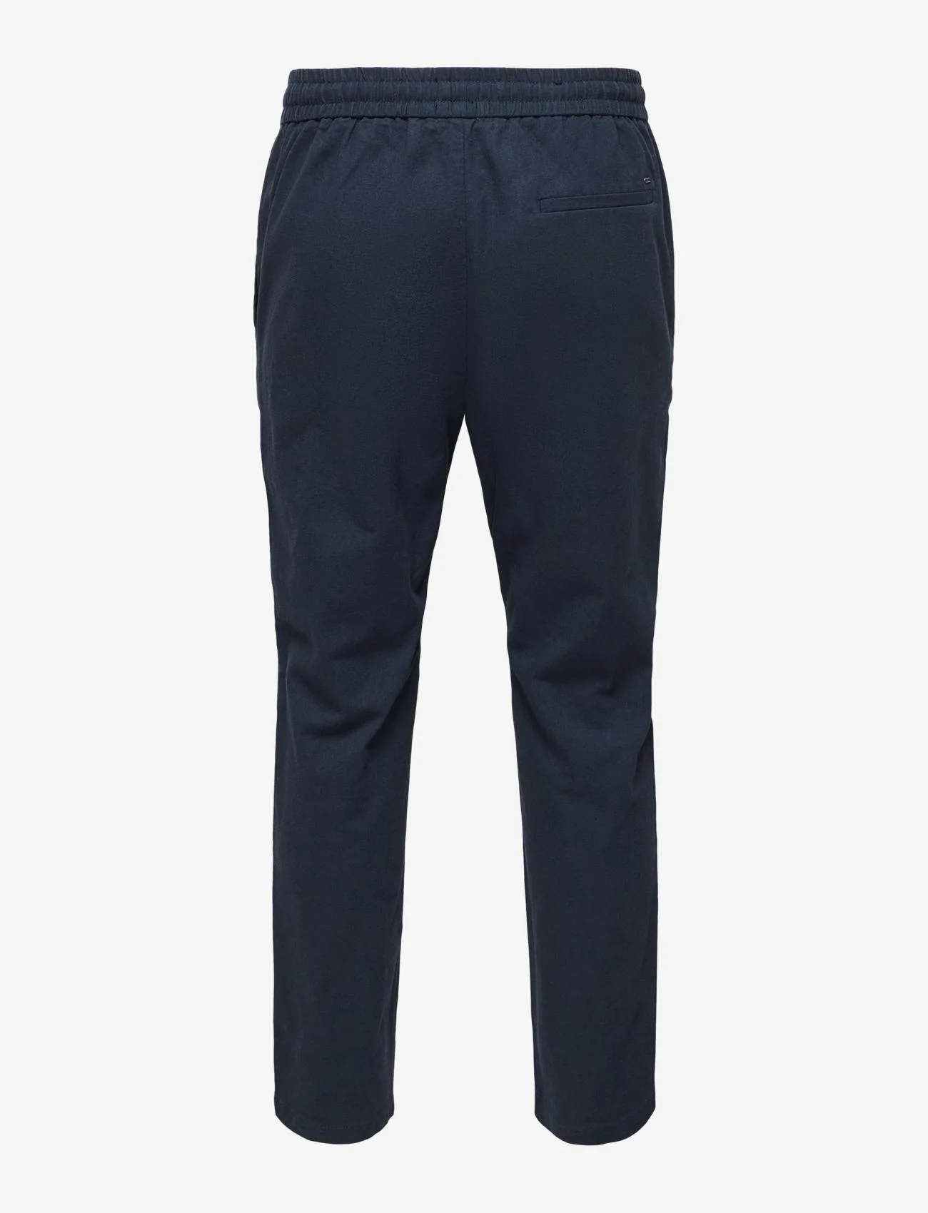ONLY & SONS - ONSLINUS CROP 0007 COT LIN PNT NOOS - casual trousers - dark navy - 1