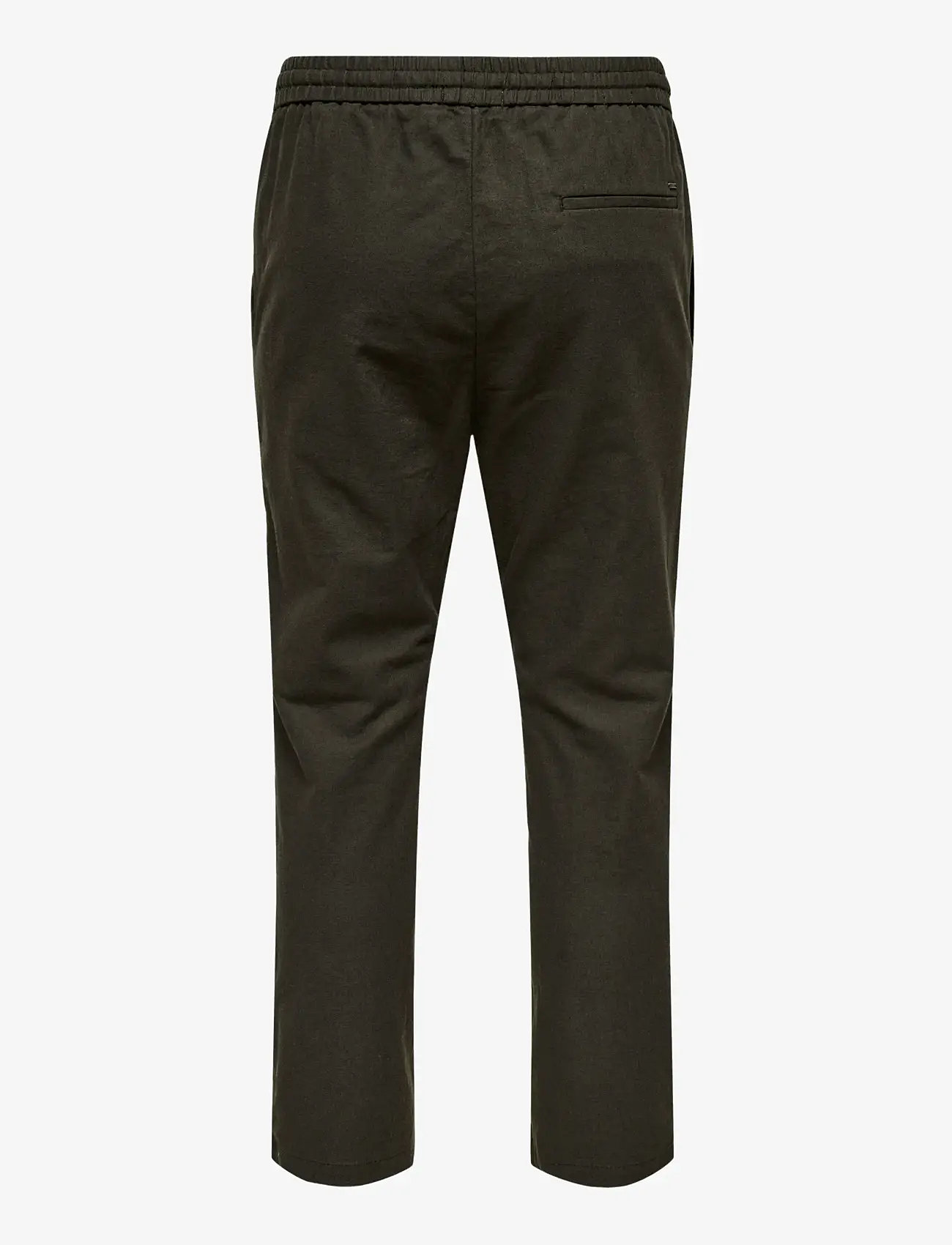 ONLY & SONS - ONSLINUS CROP 0007 COT LIN PNT NOOS - leinenhosen - demitasse - 2