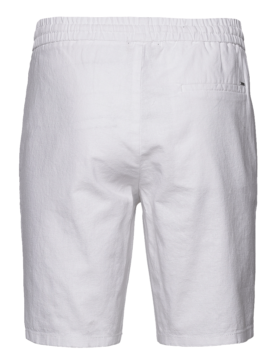 ONLY & SONS - ONSLINUS 0007 COT LIN SHORTS NOOS - linen shorts - bright white - 2