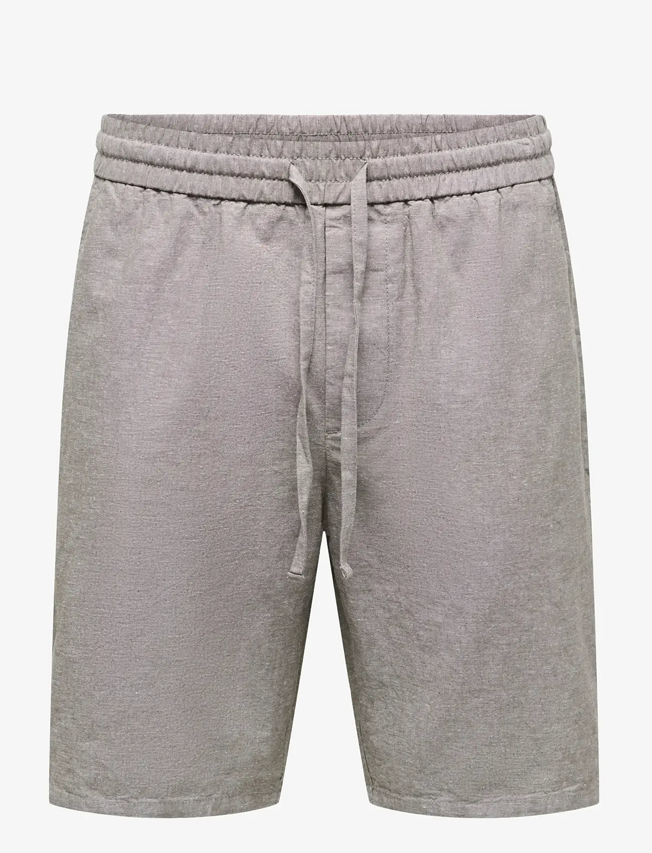 ONLY & SONS - ONSLINUS 0007 COT LIN SHORTS NOOS - leinen-shorts - bungee cord - 1