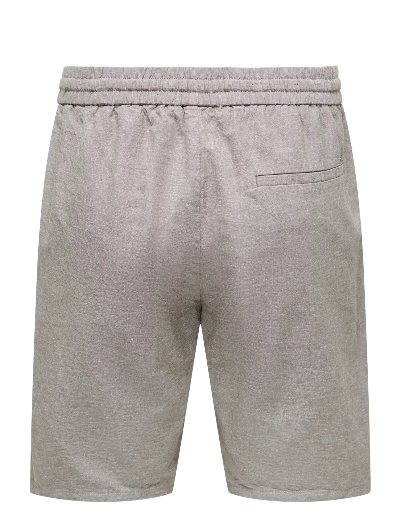 ONLY & SONS - ONSLINUS 0007 COT LIN SHORTS NOOS - linen shorts - bungee cord - 2