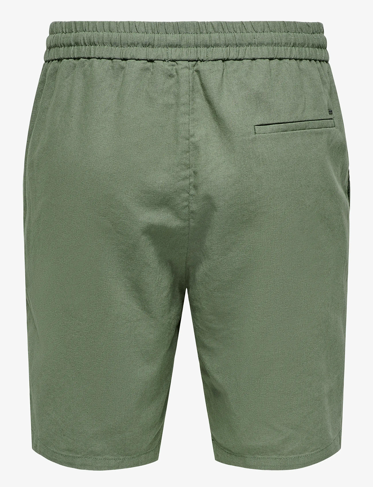 ONLY & SONS - ONSLINUS 0007 COT LIN SHORTS NOOS - leinen-shorts - sea spray - 2