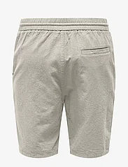 ONLY & SONS - ONSLINUS 0007 COT LIN SHORTS NOOS - alhaisimmat hinnat - silver lining - 1