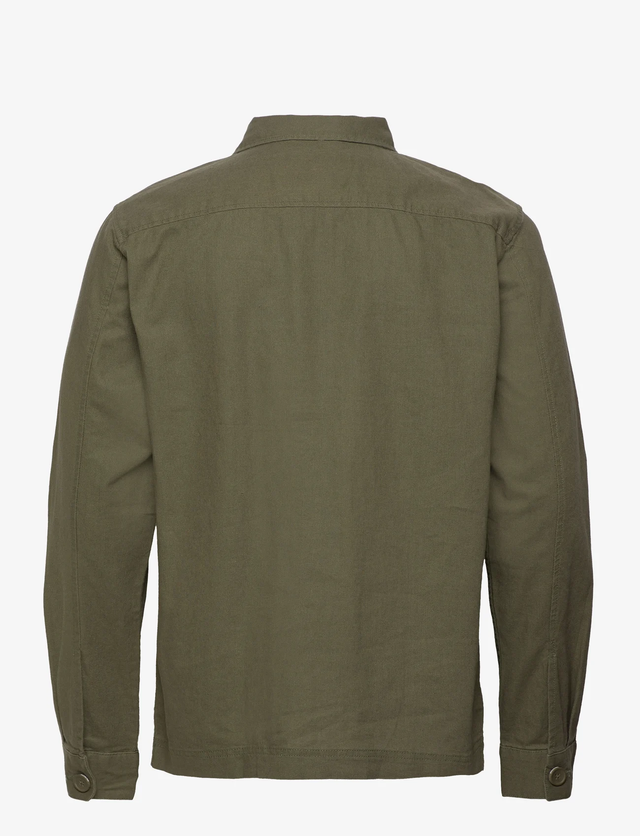 ONLY & SONS - ONSKIER 0019 COT LIN OVERSHIRT - laveste priser - olive night - 1