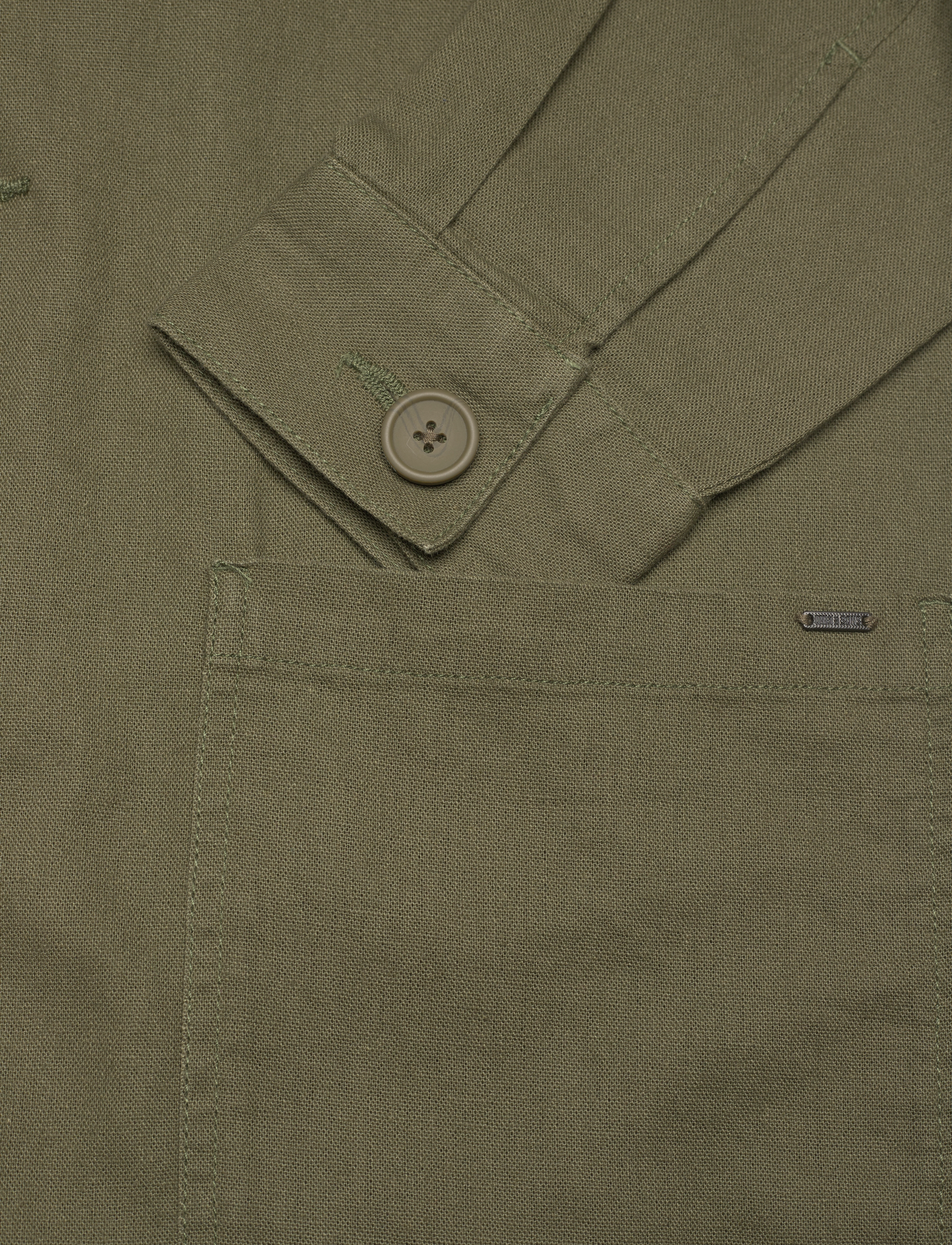 ONLY & SONS - ONSKIER 0019 COT LIN OVERSHIRT - olive night - 2