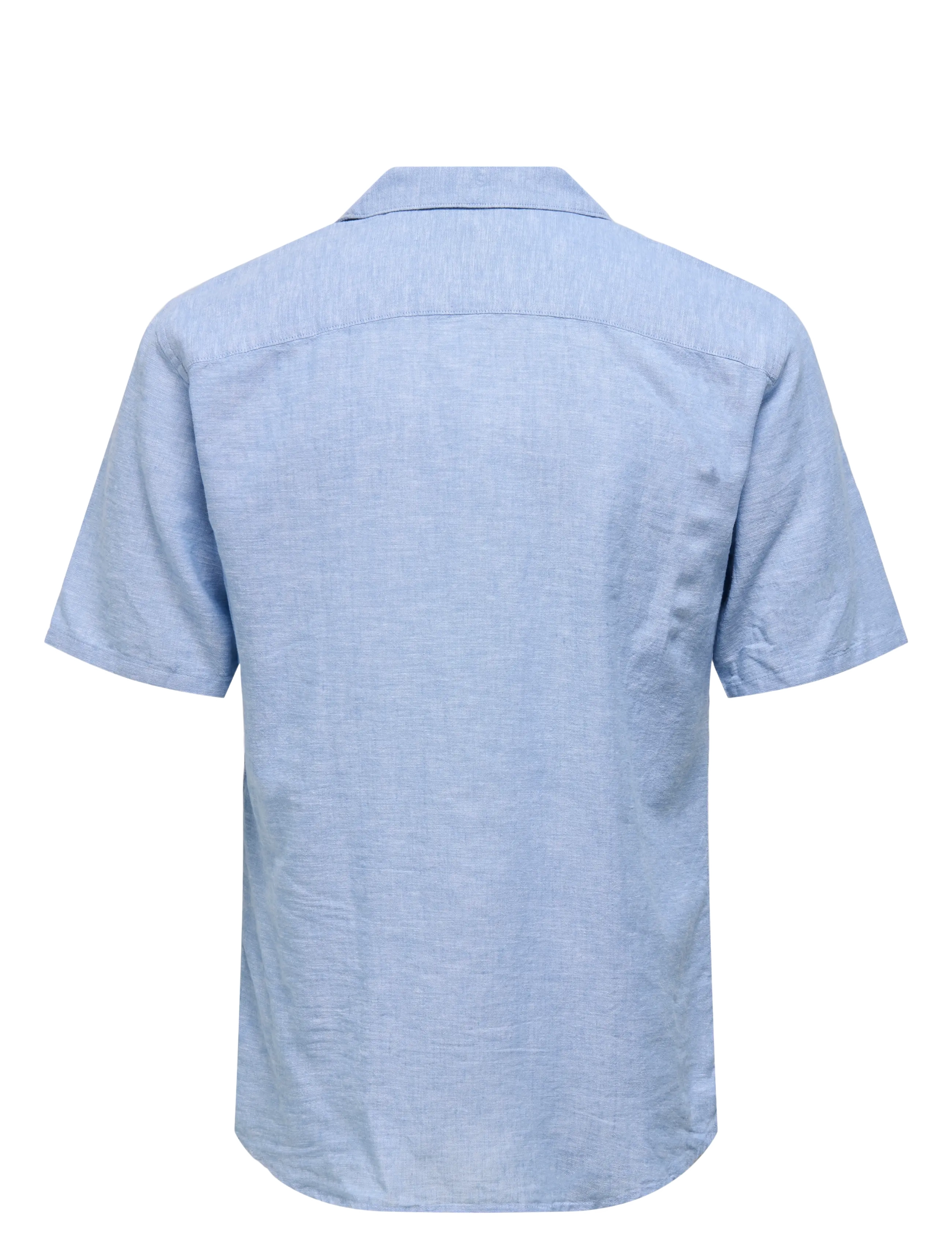 ONLY & SONS - ONSCAIDEN SS SOLID RESORT LINEN NOOS - linased särgid - ashleigh blue - 2