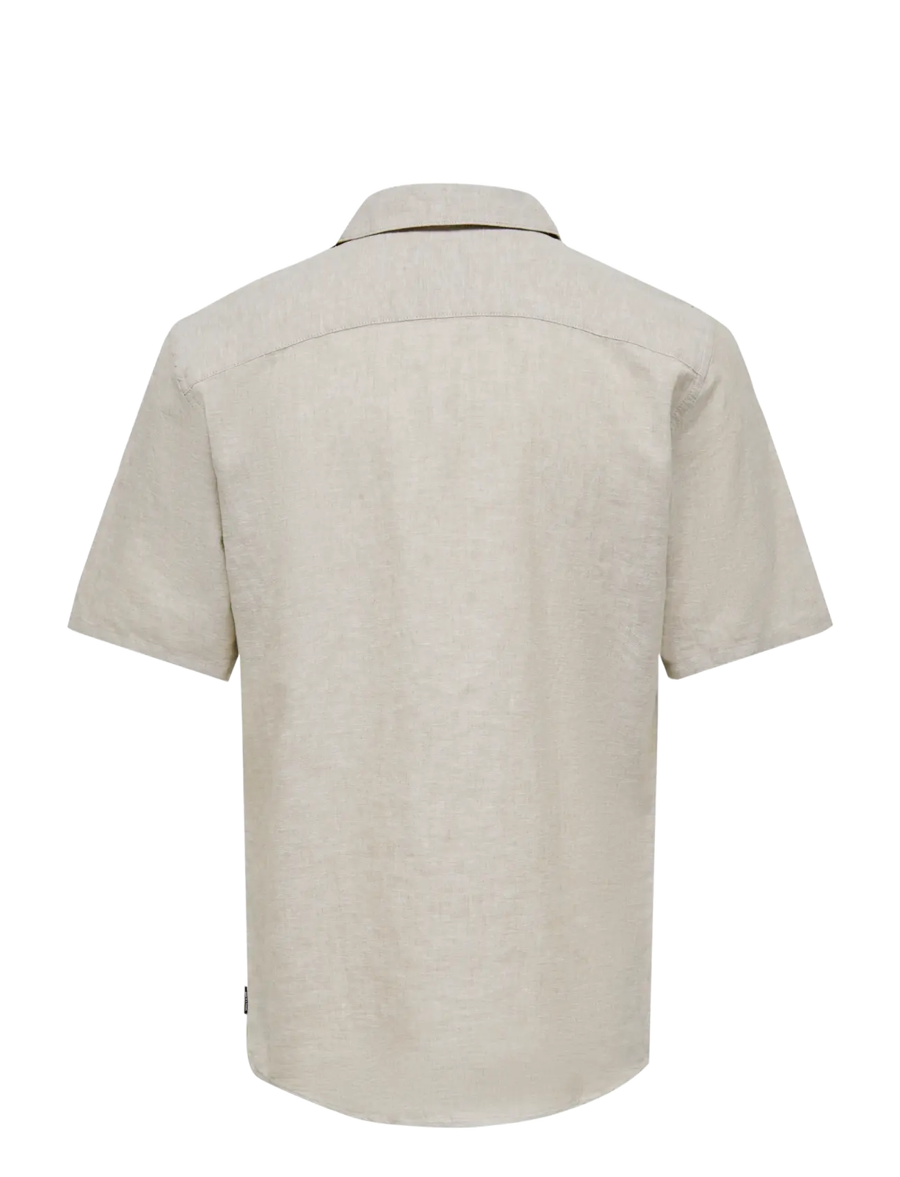 ONLY & SONS - ONSCAIDEN SS SOLID RESORT LINEN NOOS - linased särgid - chinchilla - 2