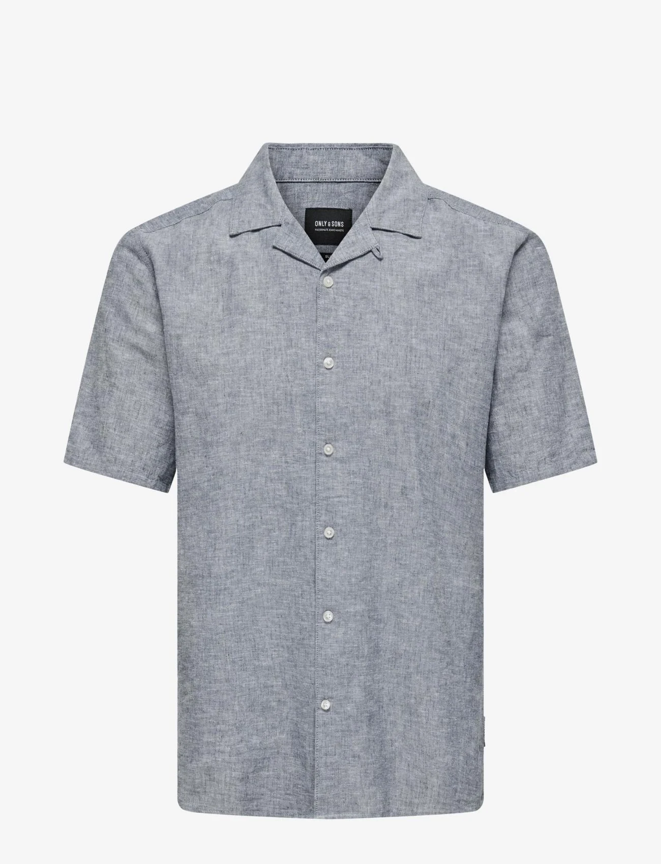 ONLY & SONS - ONSCAIDEN SS SOLID RESORT LINEN NOOS - mažiausios kainos - dress blues - 0