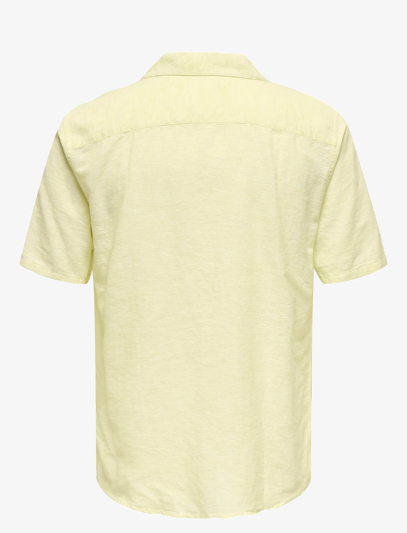 ONLY & SONS - ONSCAIDEN SS SOLID RESORT LINEN NOOS - linen shirts - flan - 2