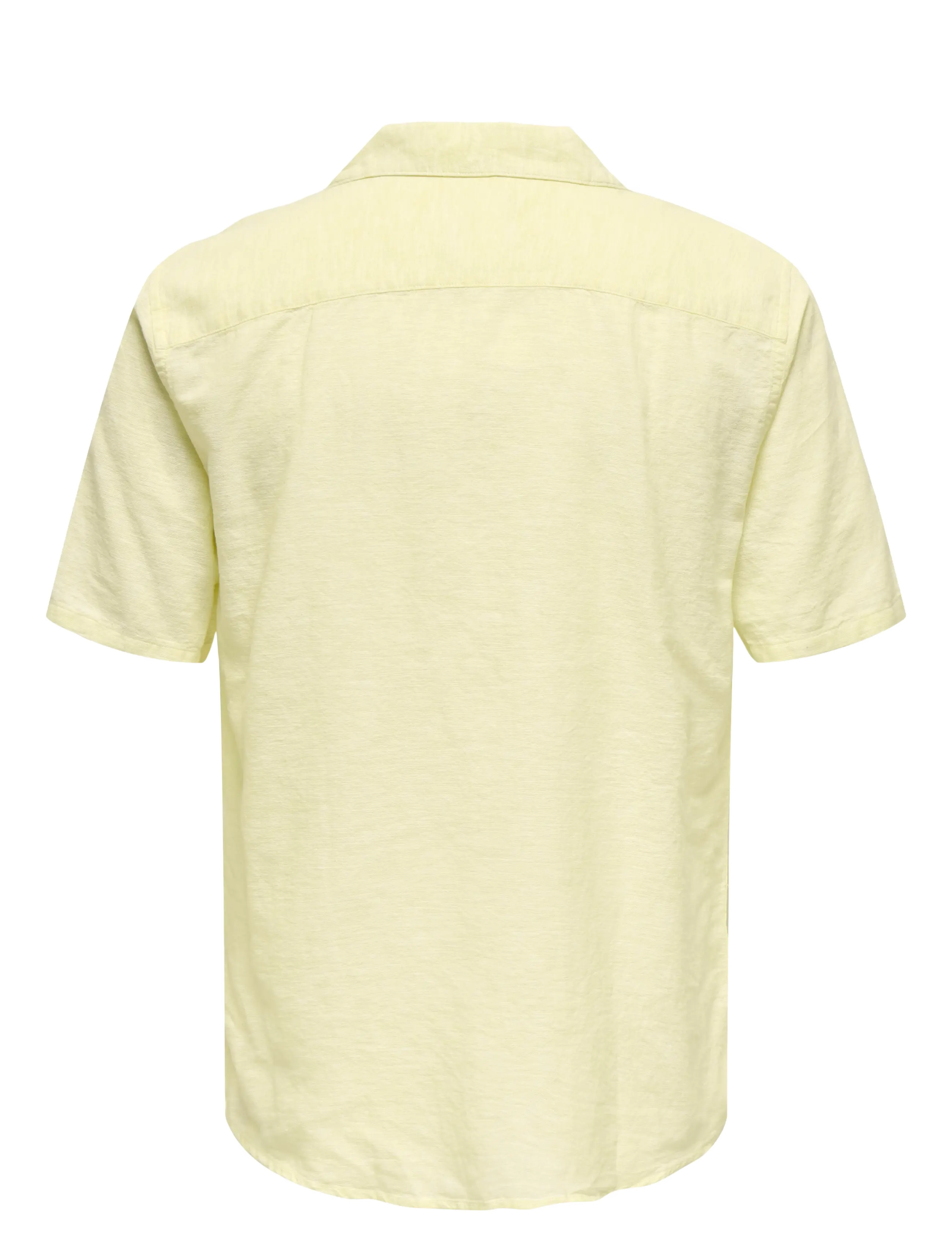 ONLY & SONS - ONSCAIDEN SS SOLID RESORT LINEN NOOS - zemākās cenas - flan - 2