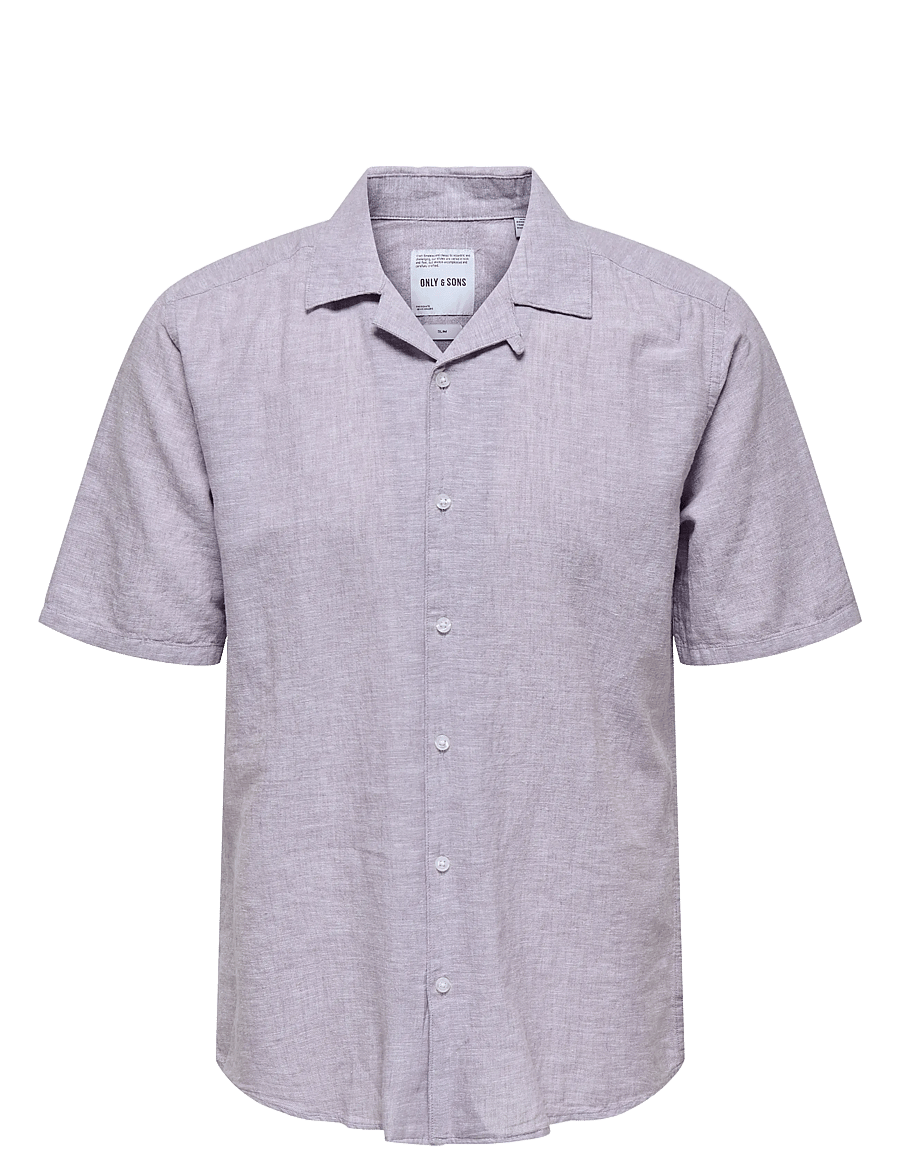 ONLY & SONS - ONSCAIDEN SS SOLID RESORT LINEN NOOS - linased särgid - nirvana - 0
