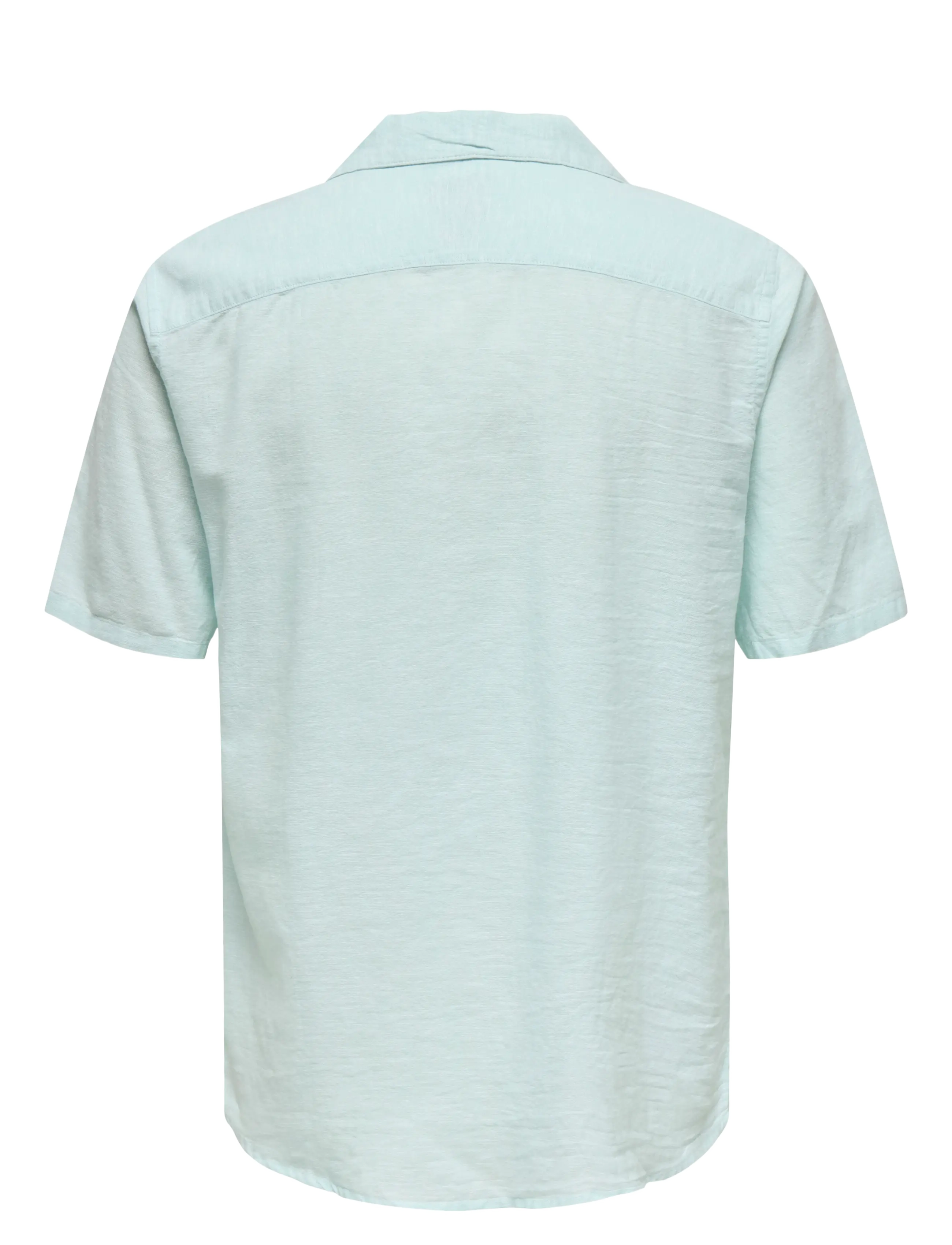 ONLY & SONS - ONSCAIDEN SS SOLID RESORT LINEN NOOS - linneskjortor - plume - 2