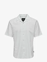 ONLY & SONS - ONSCAIDEN SS SOLID RESORT LINEN NOOS - mažiausios kainos - white - 0