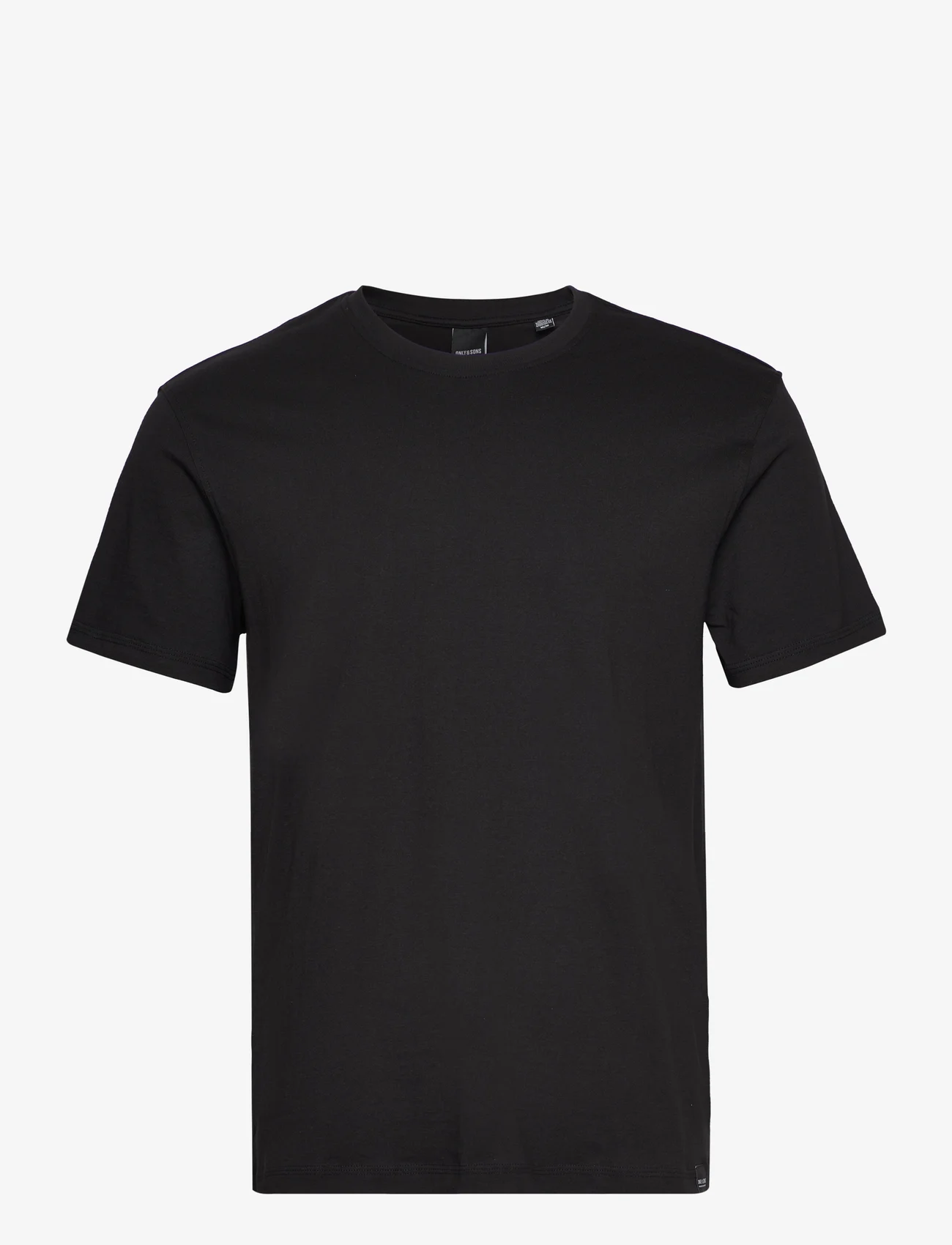 ONLY & SONS - ONSMAX LIFE SS STITCH TEE NOOS - alhaisimmat hinnat - black - 0
