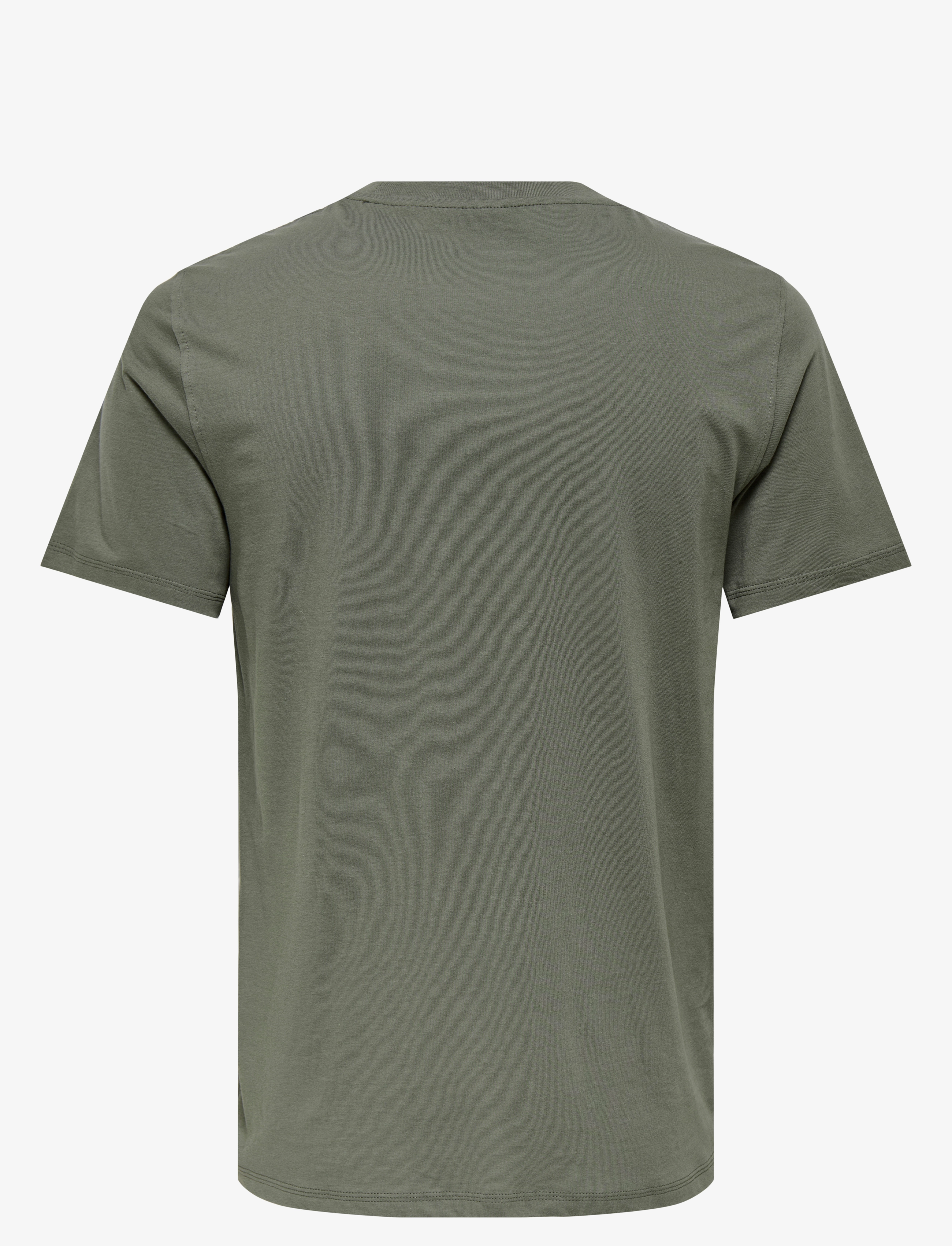 ONLY & SONS - ONSMAX LIFE SS STITCH TEE NOOS - lühikeste varrukatega t-särgid - castor gray - 2