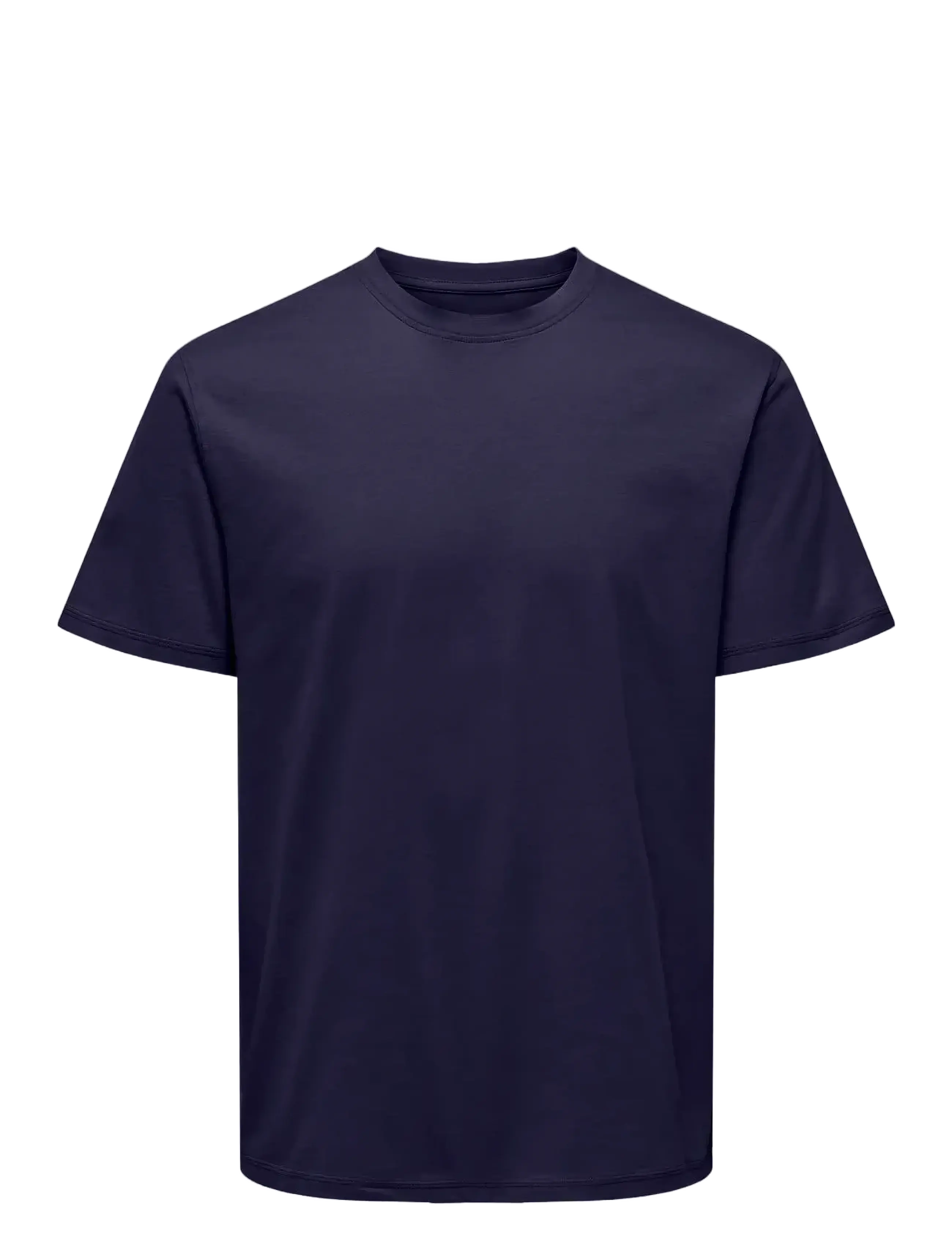 ONLY & SONS Onsmax Life Ss Stitch Tee Noos Navy - XS - Herren
