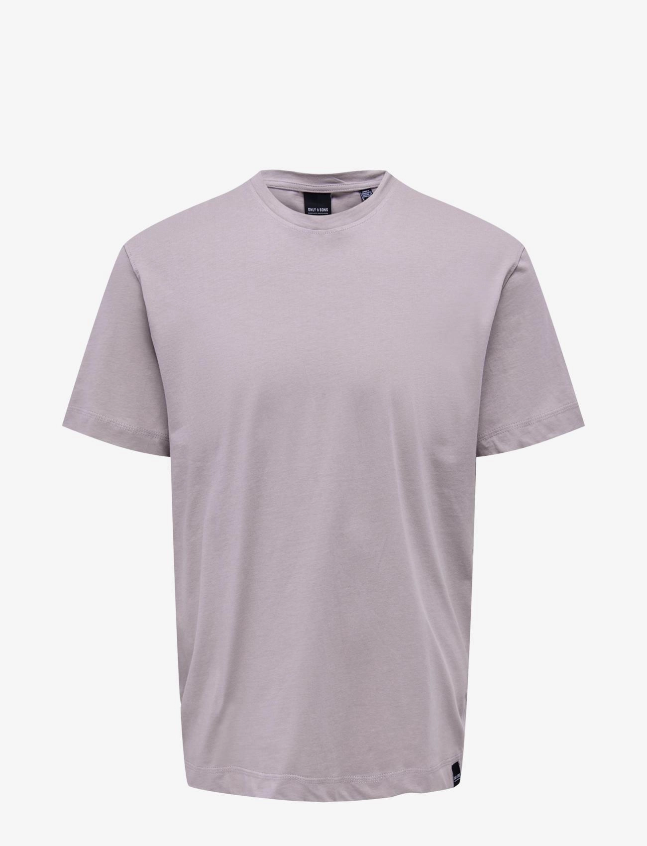 ONLY & SONS Onsmax Life Ss Stitch Tee Noos Lila - XS - Herren