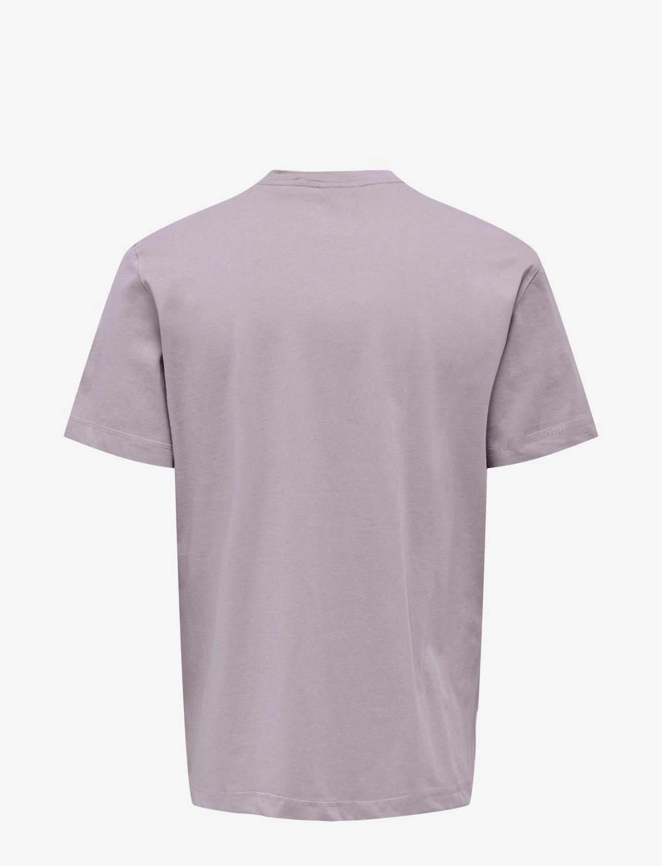 ONLY & SONS - ONSMAX LIFE SS STITCH TEE NOOS - lühikeste varrukatega t-särgid - nirvana - 2