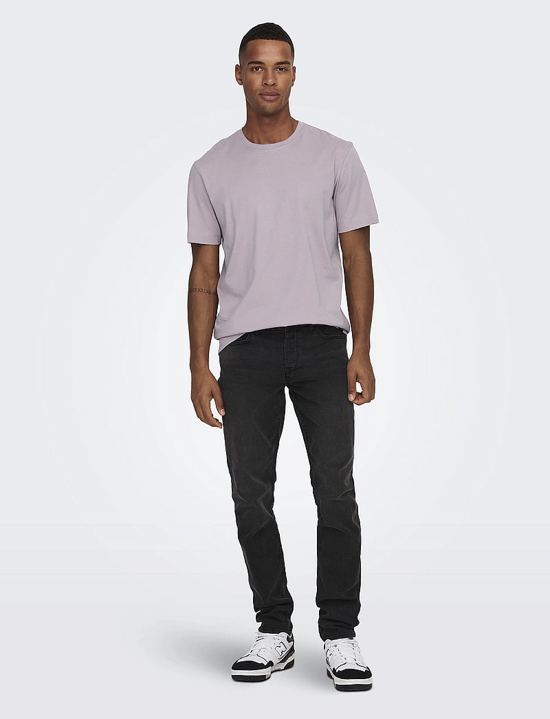 ONLY & SONS - ONSMAX LIFE SS STITCH TEE NOOS - kurzärmelig - nirvana - 4