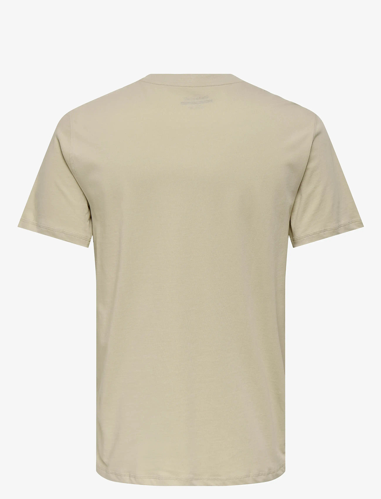ONLY & SONS - ONSMAX LIFE SS STITCH TEE NOOS - short-sleeved t-shirts - pelican - 2