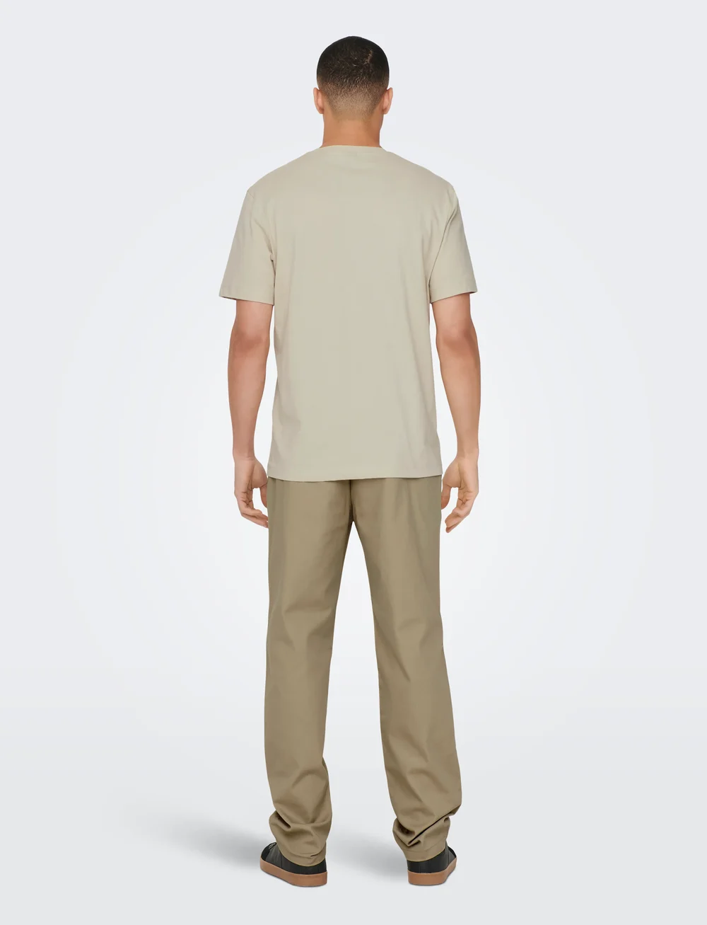 ONLY & SONS - ONSMAX LIFE SS STITCH TEE NOOS - kortærmede t-shirts - pelican - 3