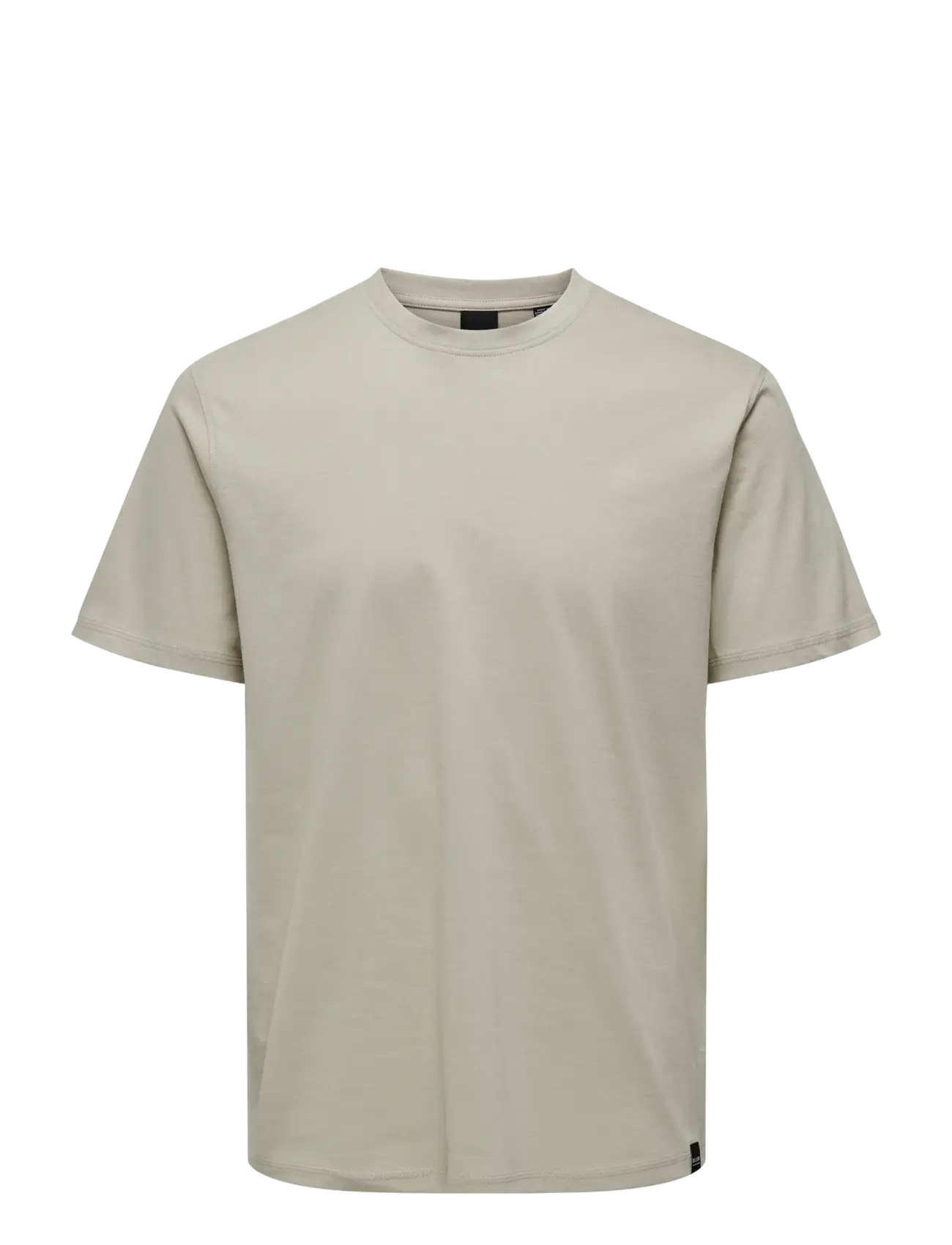 ONLY & SONS Onsmax Life Ss Stitch Tee Noos Beige - S - Herren