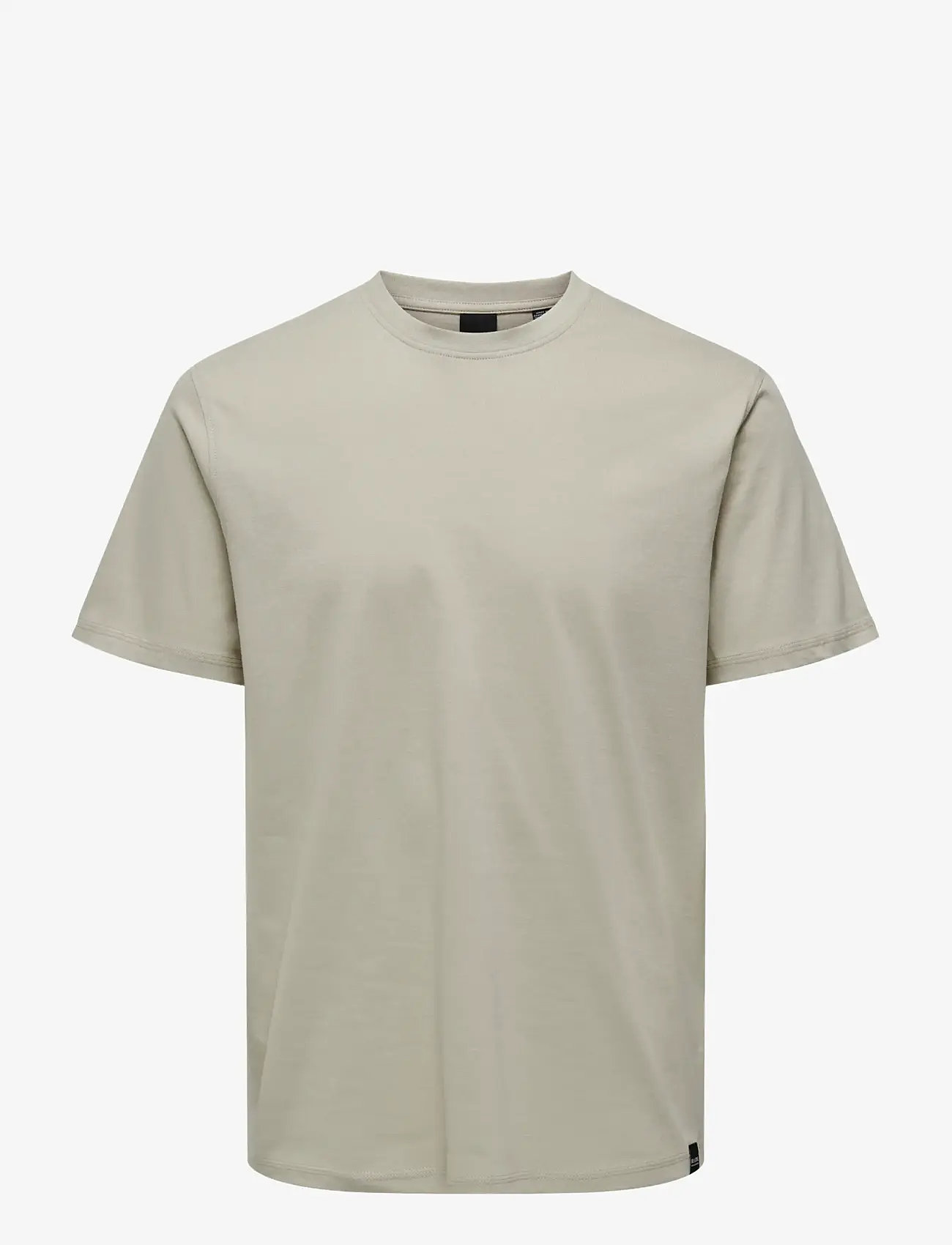 ONLY & SONS - ONSMAX LIFE SS STITCH TEE NOOS - kortærmede t-shirts - silver lining - 1
