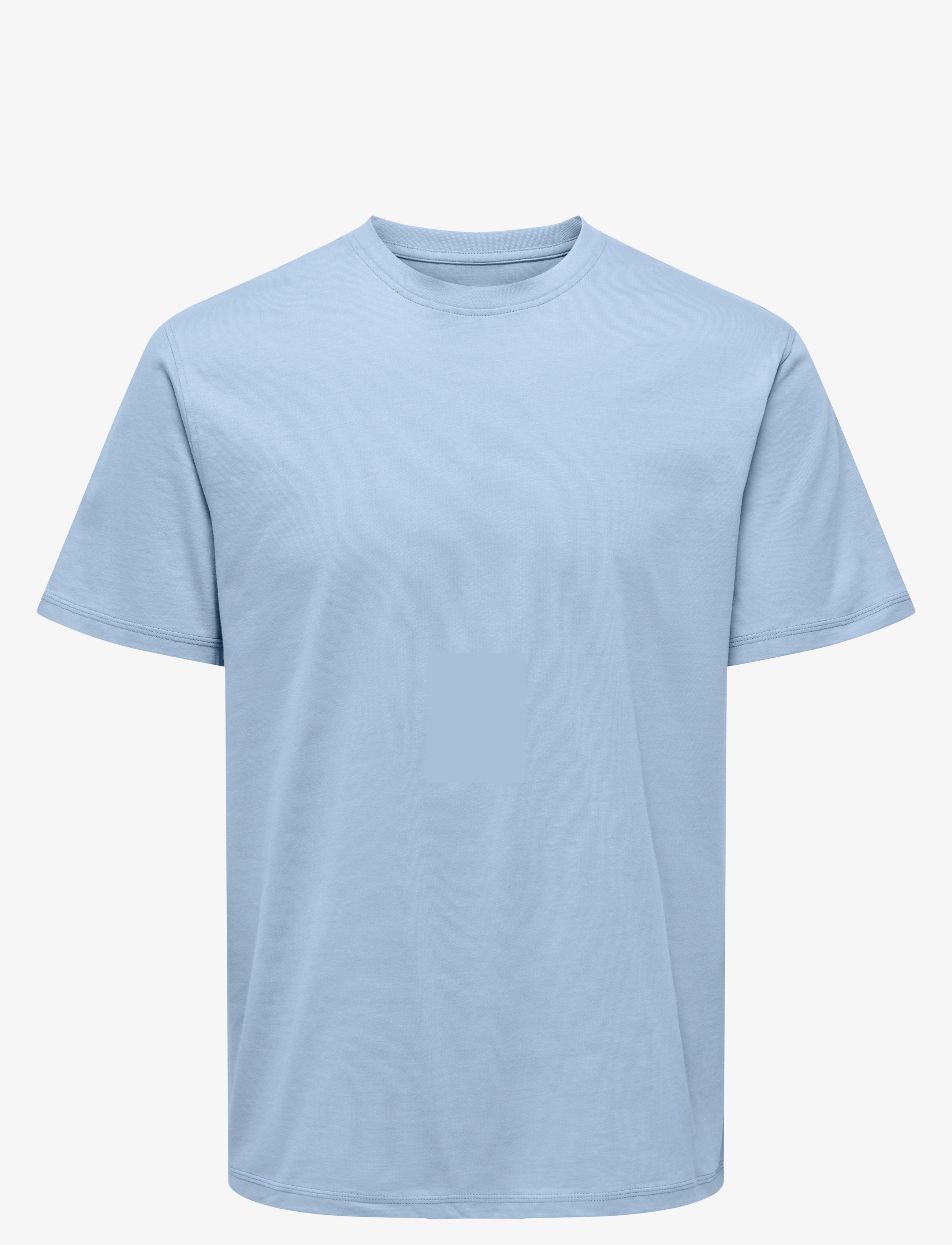 ONLY & SONS Onsmax Life Ss Stitch Tee Noos Blau - XS - Herren