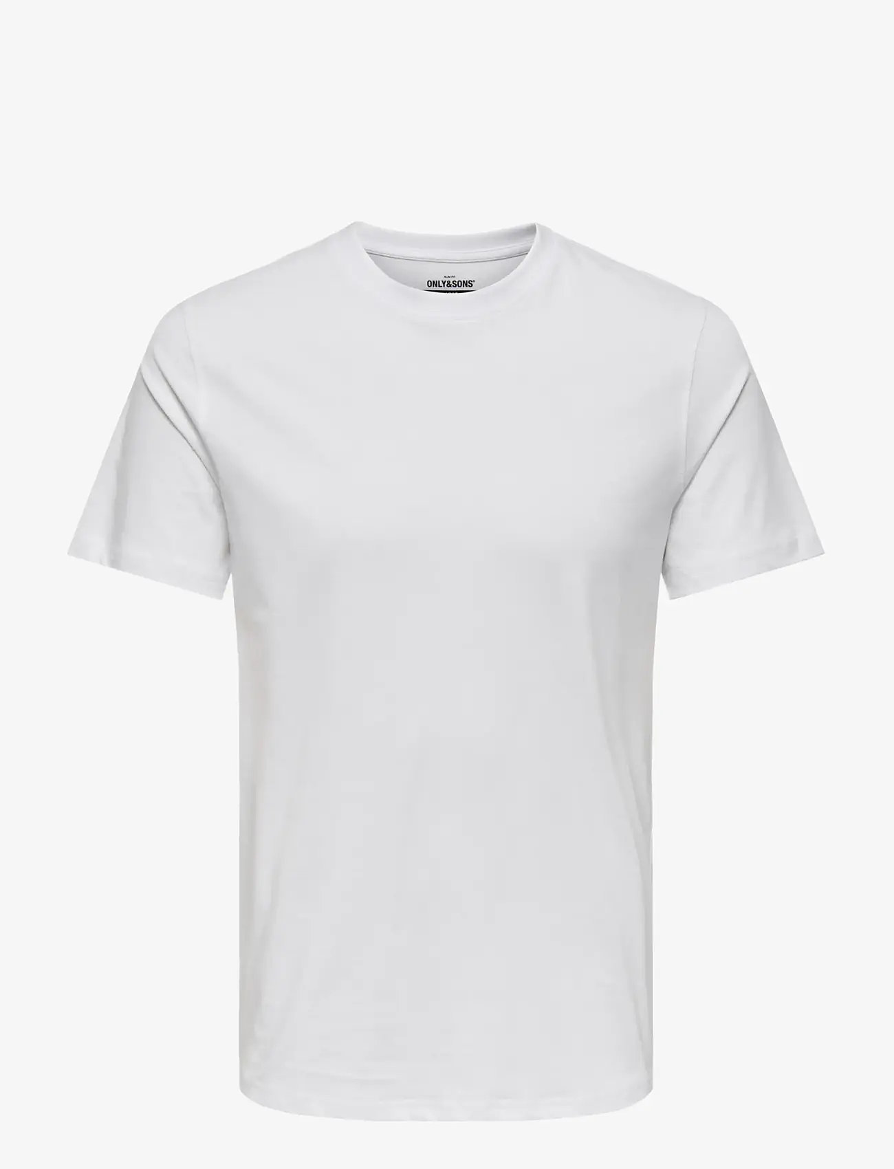 ONLY & SONS - ONSMAX LIFE SS STITCH TEE NOOS - short-sleeved t-shirts - white - 1