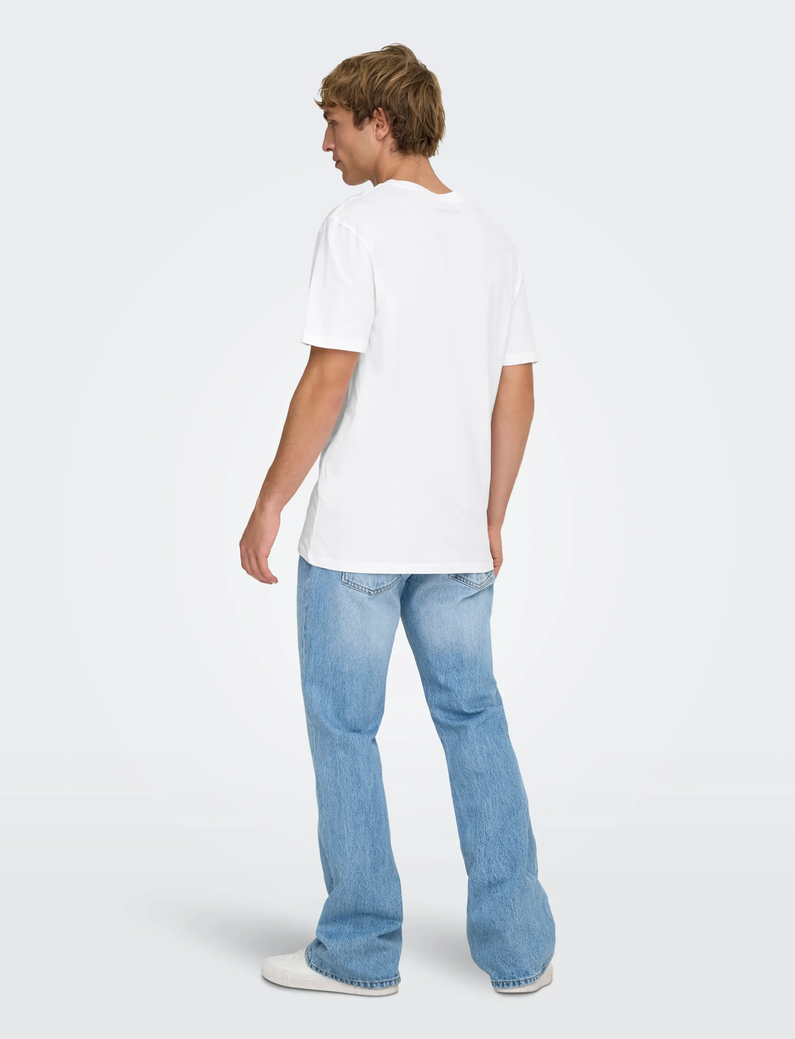ONLY & SONS - ONSMAX LIFE SS STITCH TEE NOOS - kurzärmelig - white - 3