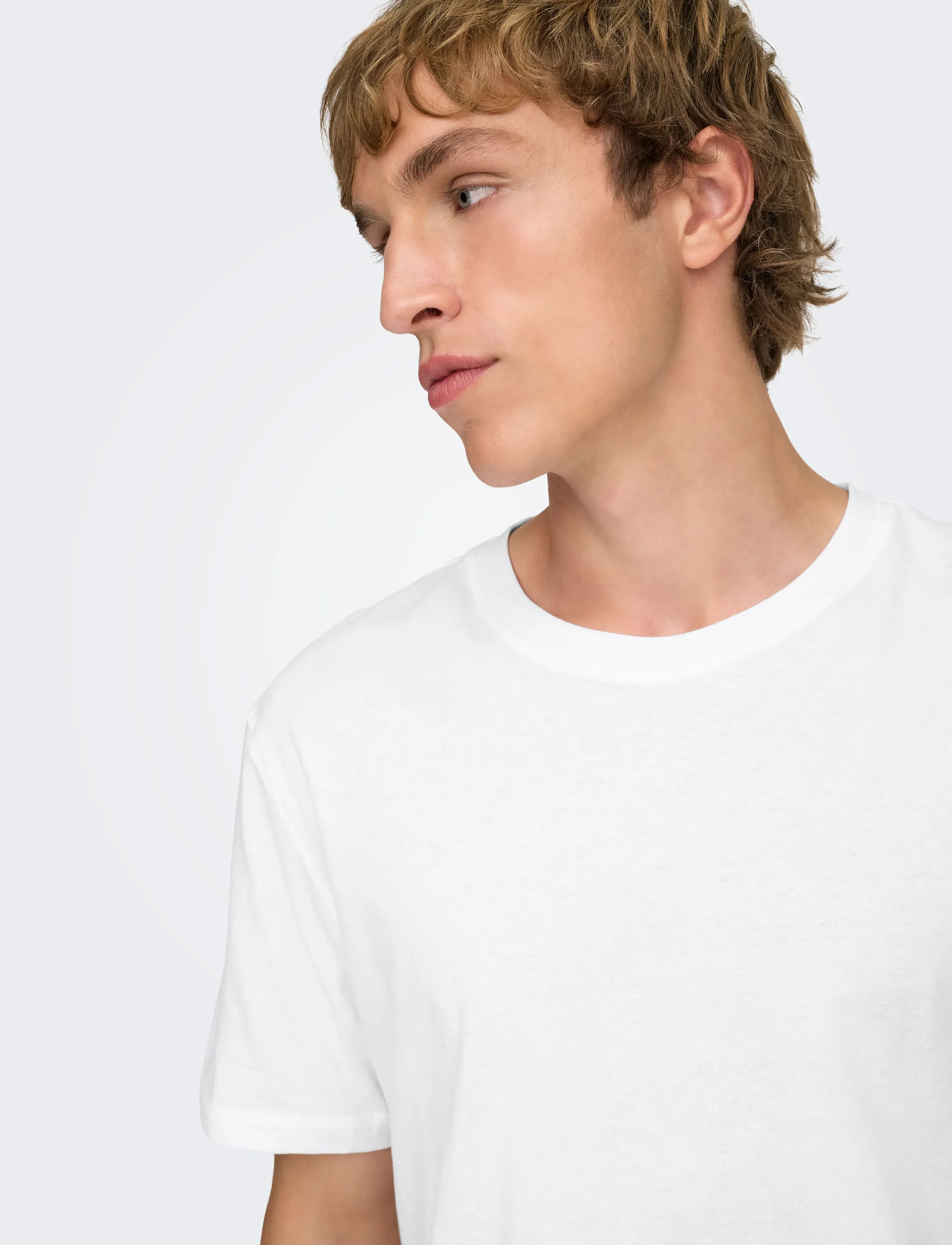 ONLY & SONS Onsmax Life Ss Stitch Tee Noos t-shirts - bas herr – bild 5