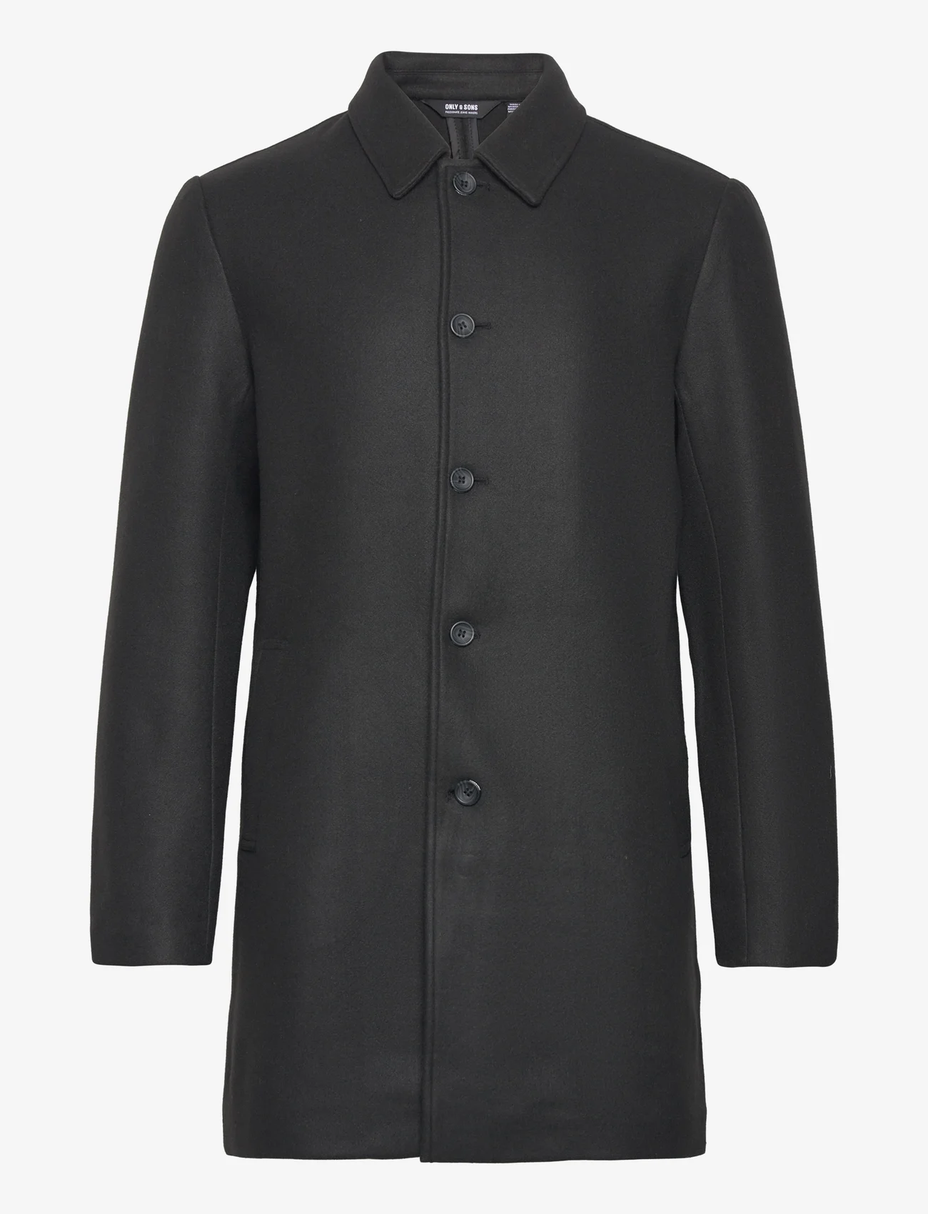 ONLY & SONS - ONSADAM COAT OTW VD - winter jackets - black - 0