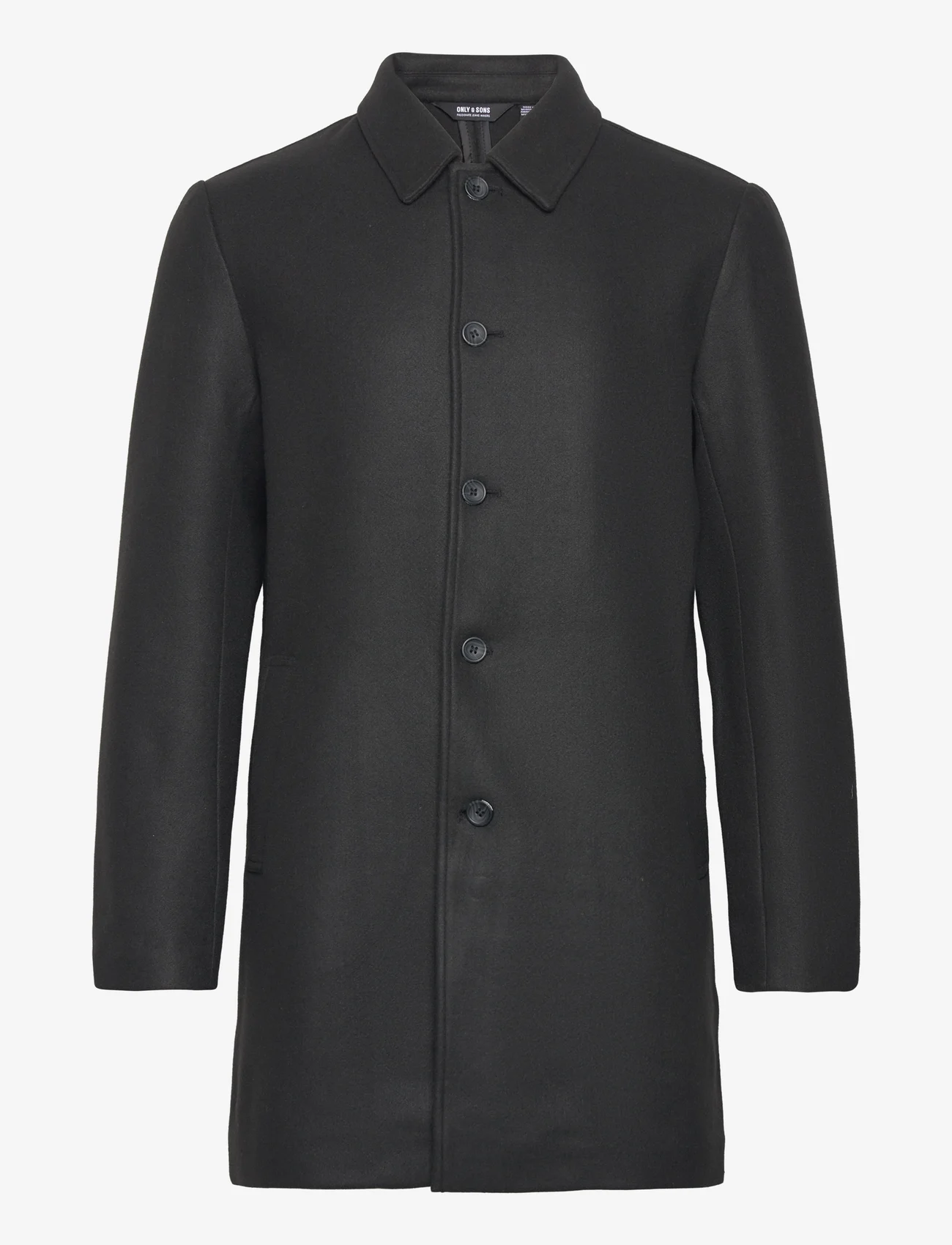 ONLY & SONS - ONSADAM COAT OTW VD - Žieminės striukės - black - 0