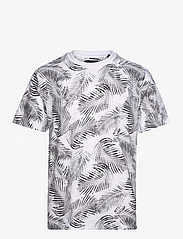 ONLY & SONS - ONSPERRY LIFE REG LEAF AOP SS TEE NOOS - lowest prices - bright white - 0