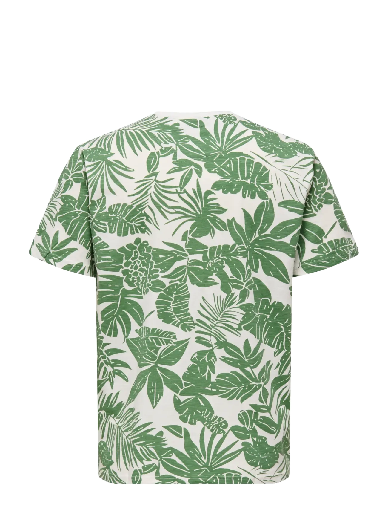 ONLY & SONS - ONSPERRY LIFE REG LEAF AOP SS TEE - lühikeste varrukatega t-särgid - gardenia - 2