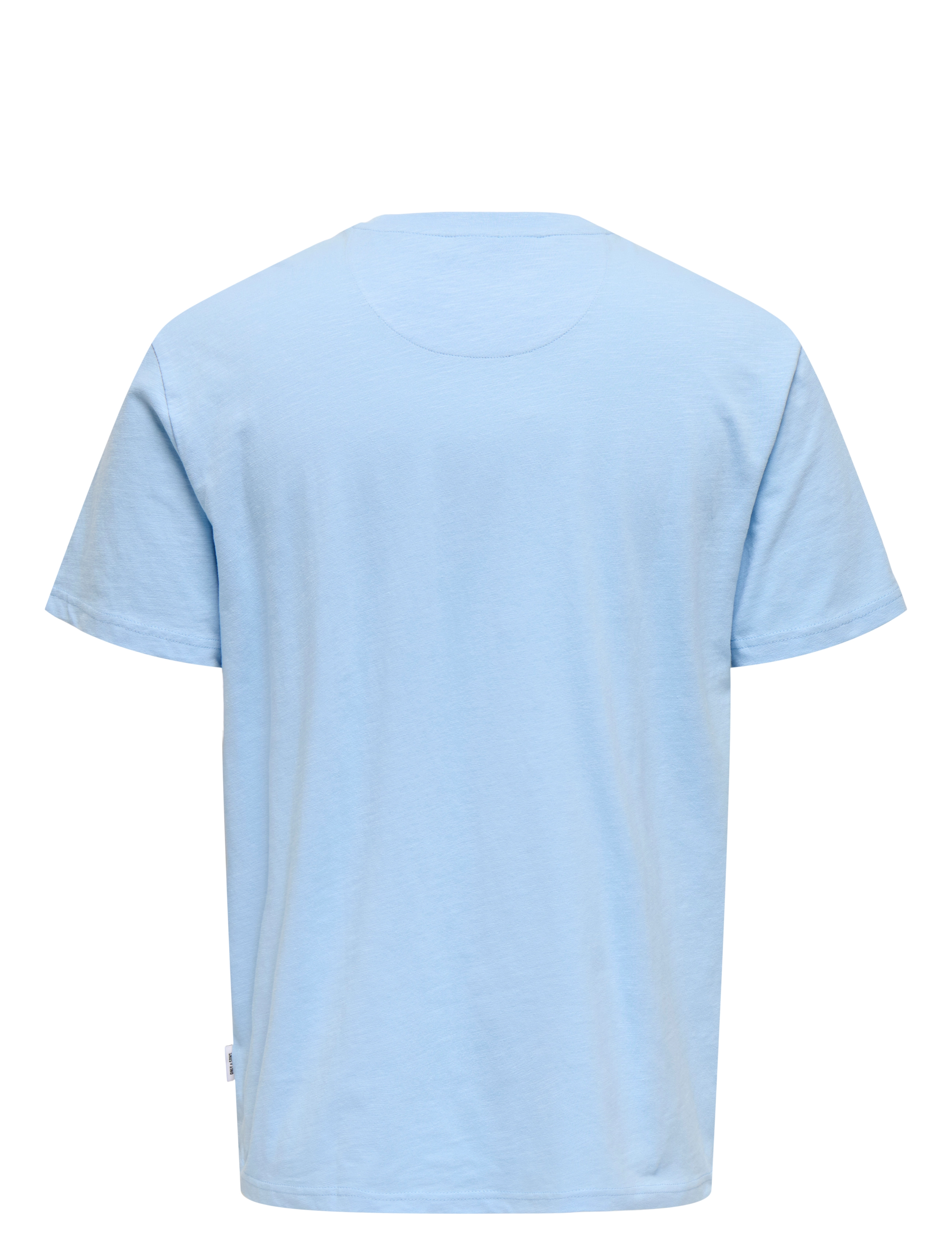 ONLY & SONS - ONSPERRY LIFE REG LEAF SS POCKETTEE NOOS - kurzärmelig - powder blue - 1