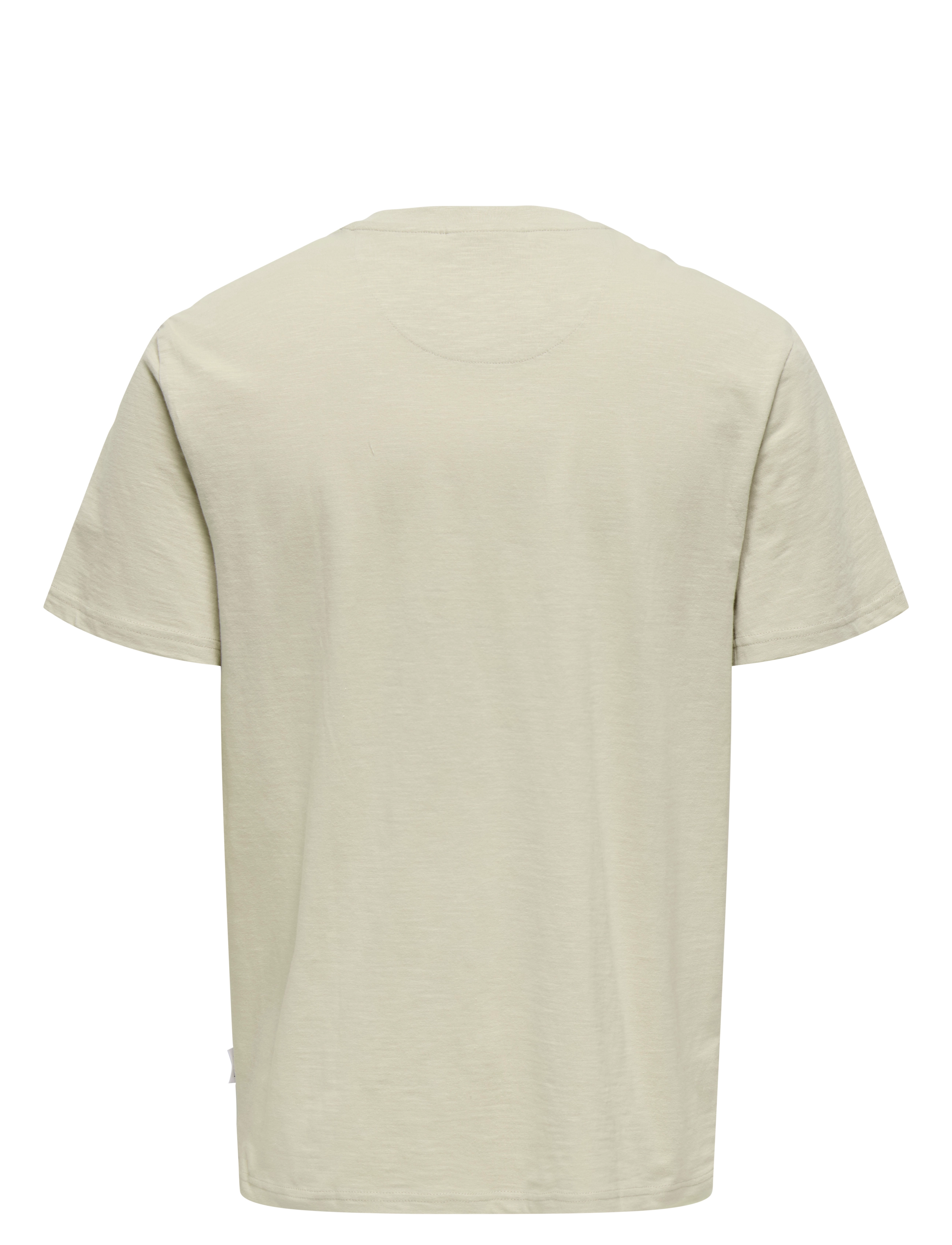 ONLY & SONS - ONSPERRY LIFE REG LEAF SS POCKETTEE NOOS - laveste priser - silver lining - 2