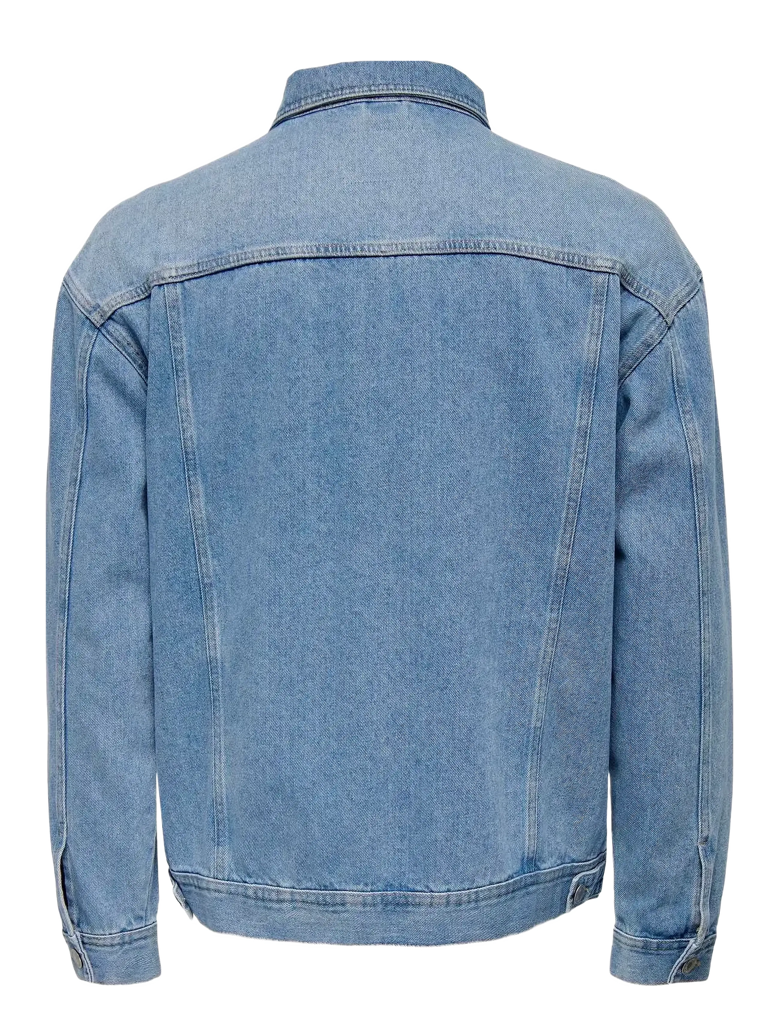 ONLY & SONS - ONSRICK OVZ MID. BLUE 5427 JACKET - medium blue denim - 1
