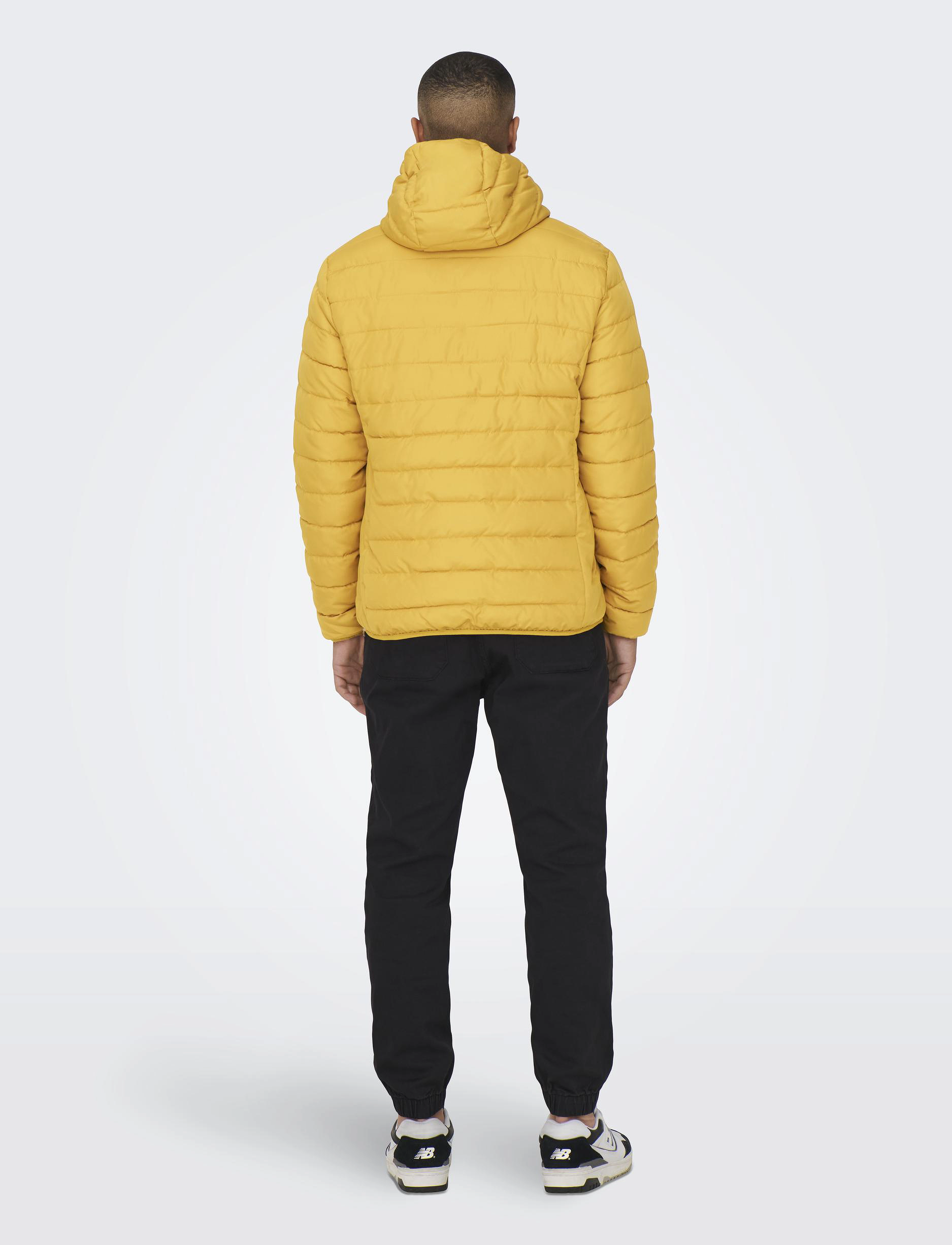 ONLY & SONS - ONSBRON HOOD QUILT JACKET OTW VD - harvest gold - 3