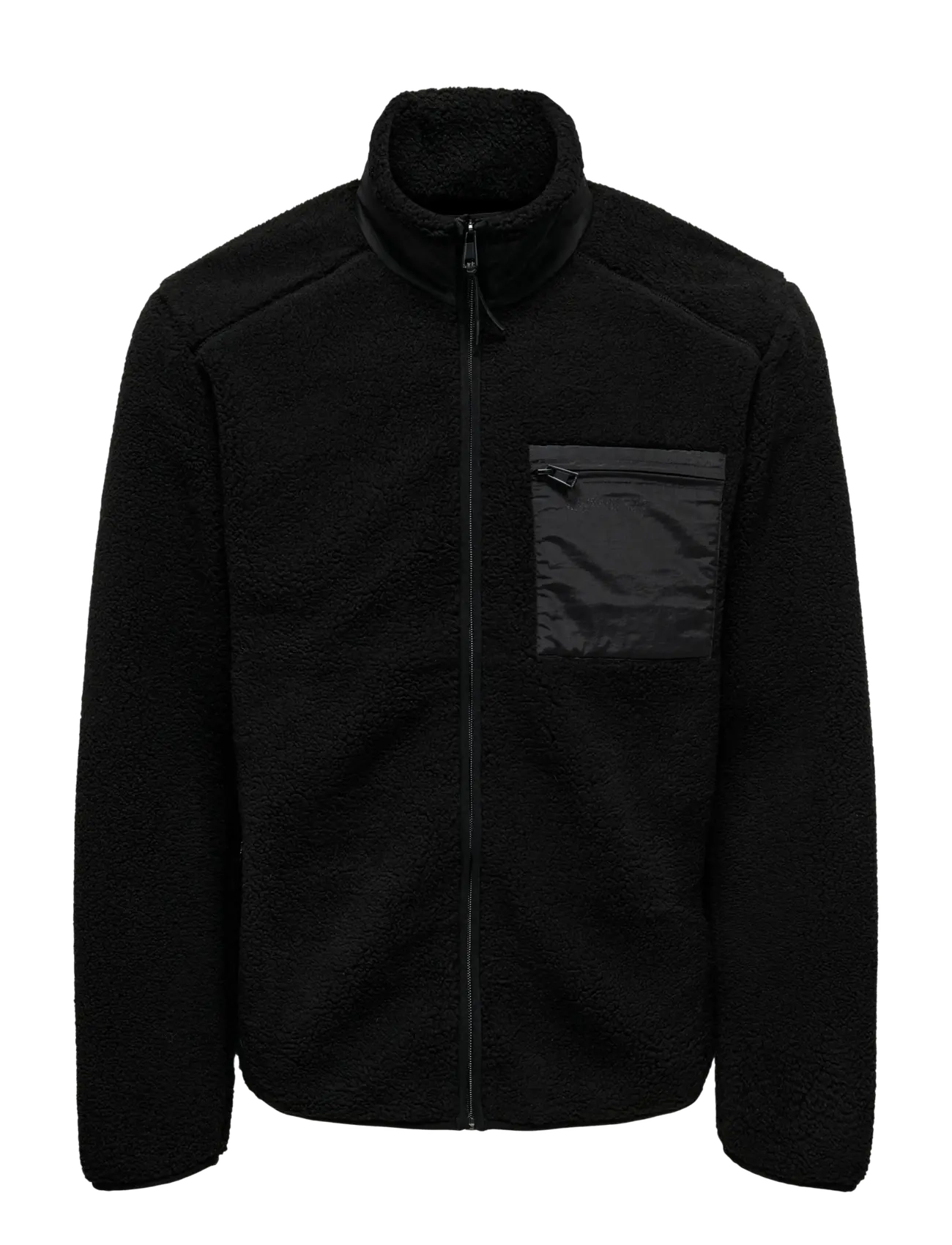 ONLY & SONS - ONSDALLAS SHERPA JACKET OTW VD - black - 1