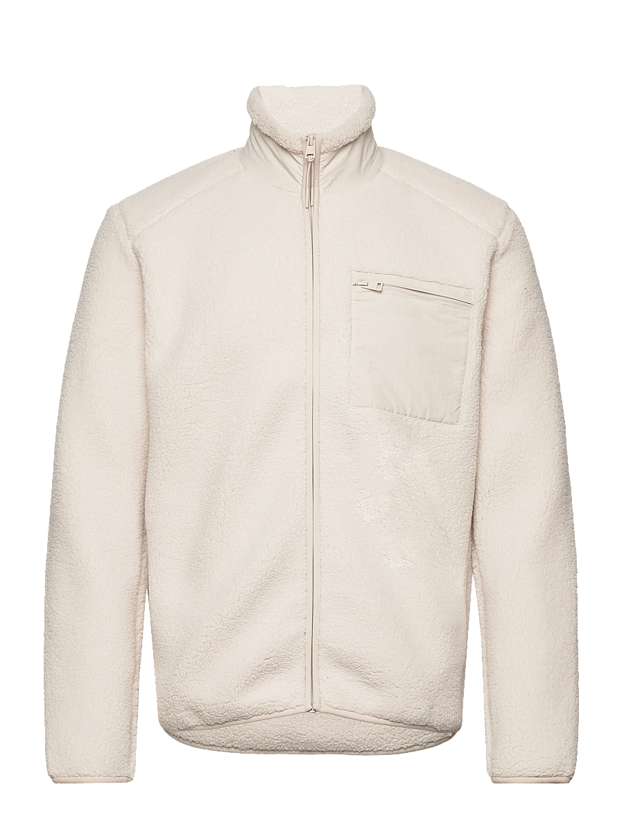 ONLY & SONS - ONSDALLAS SHERPA JACKET OTW VD - teddy-pusad - silver lining - 0