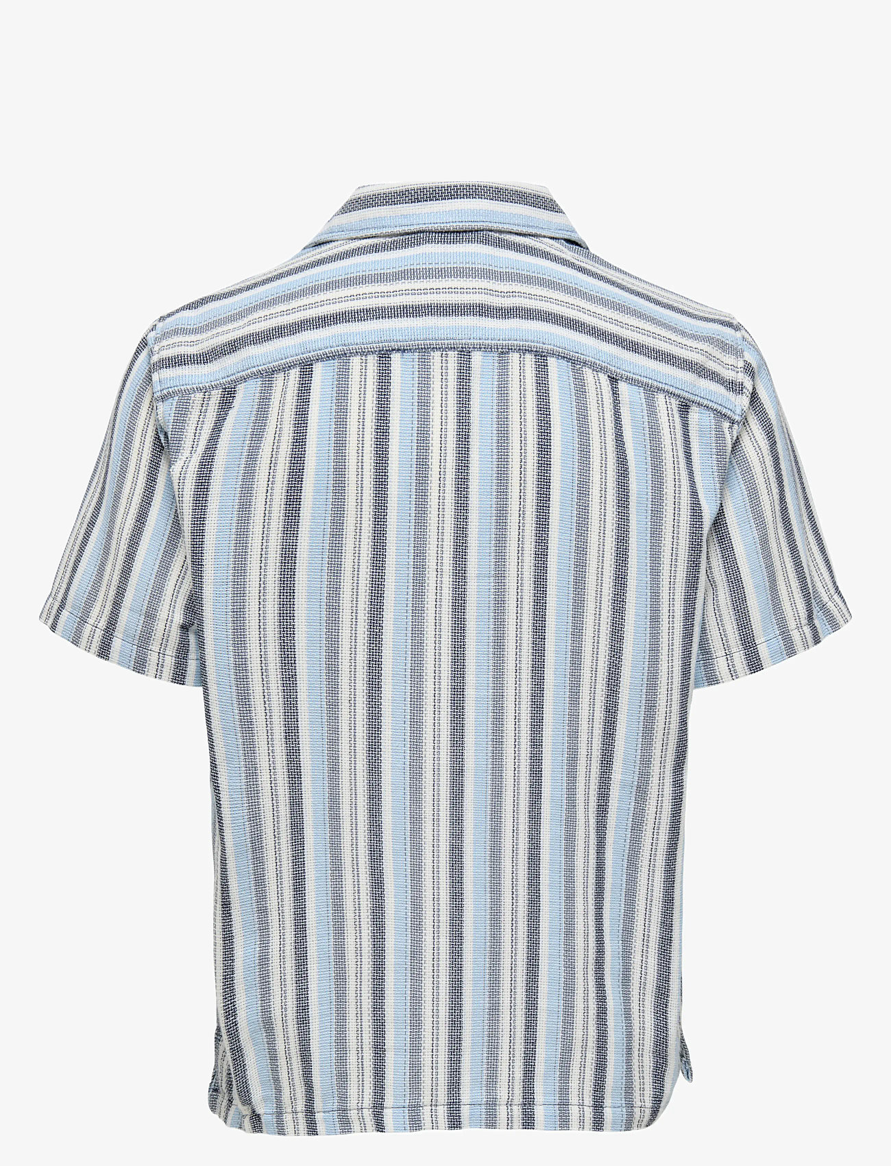 ONLY & SONS - ONSTREV LIFE REG STRIPE SS SHIRT NOOS - kortärmade skjortor - vintage indigo - 2