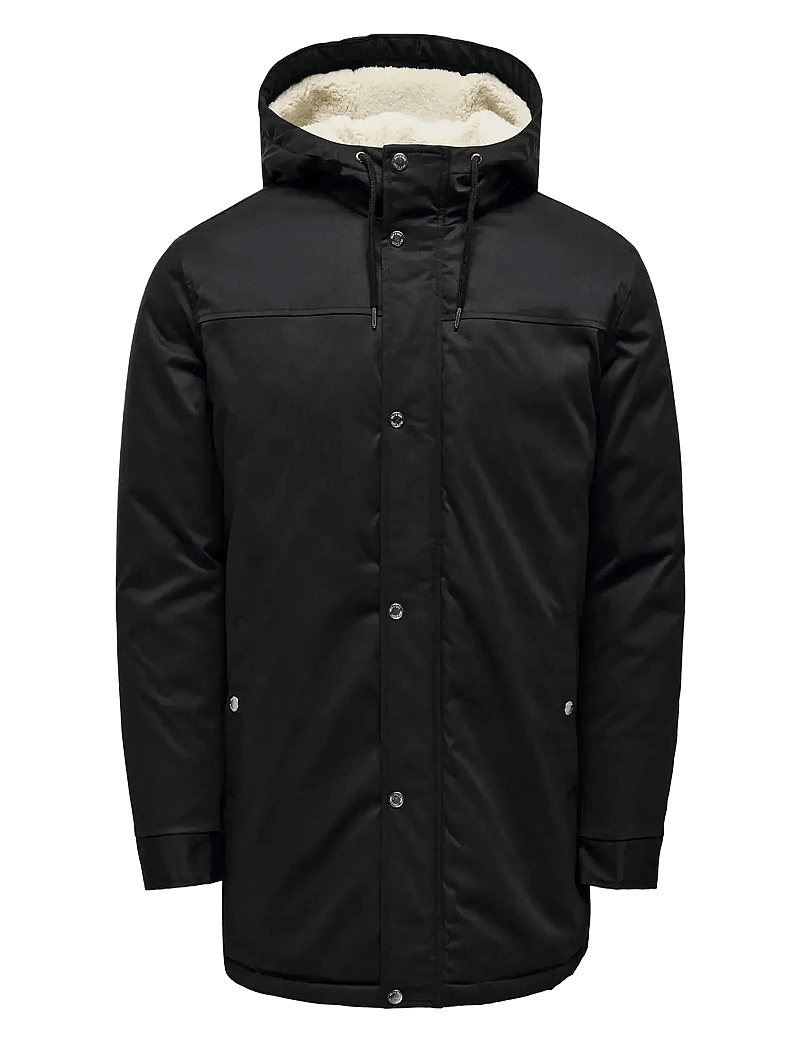 ONLY & SONS - ONSALEXANDER LIFE PARKA OTW VD - talvejoped - black - 1