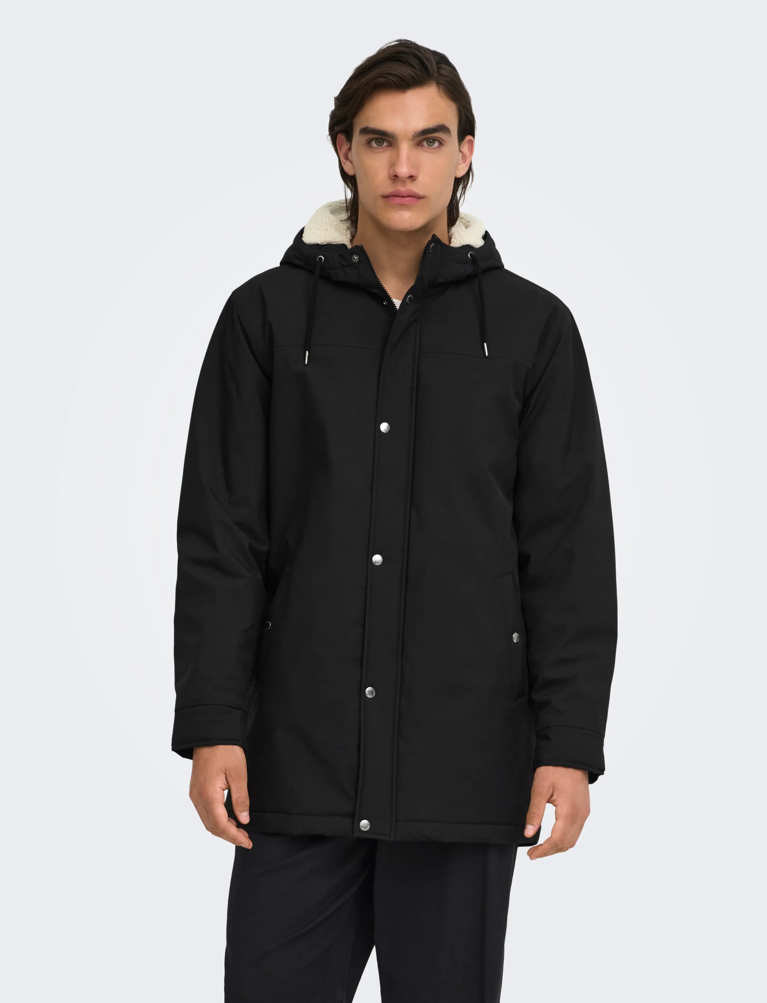 ONLY & SONS ONSALEXANDER PARKA OTW - Üleriided - BLACK / black