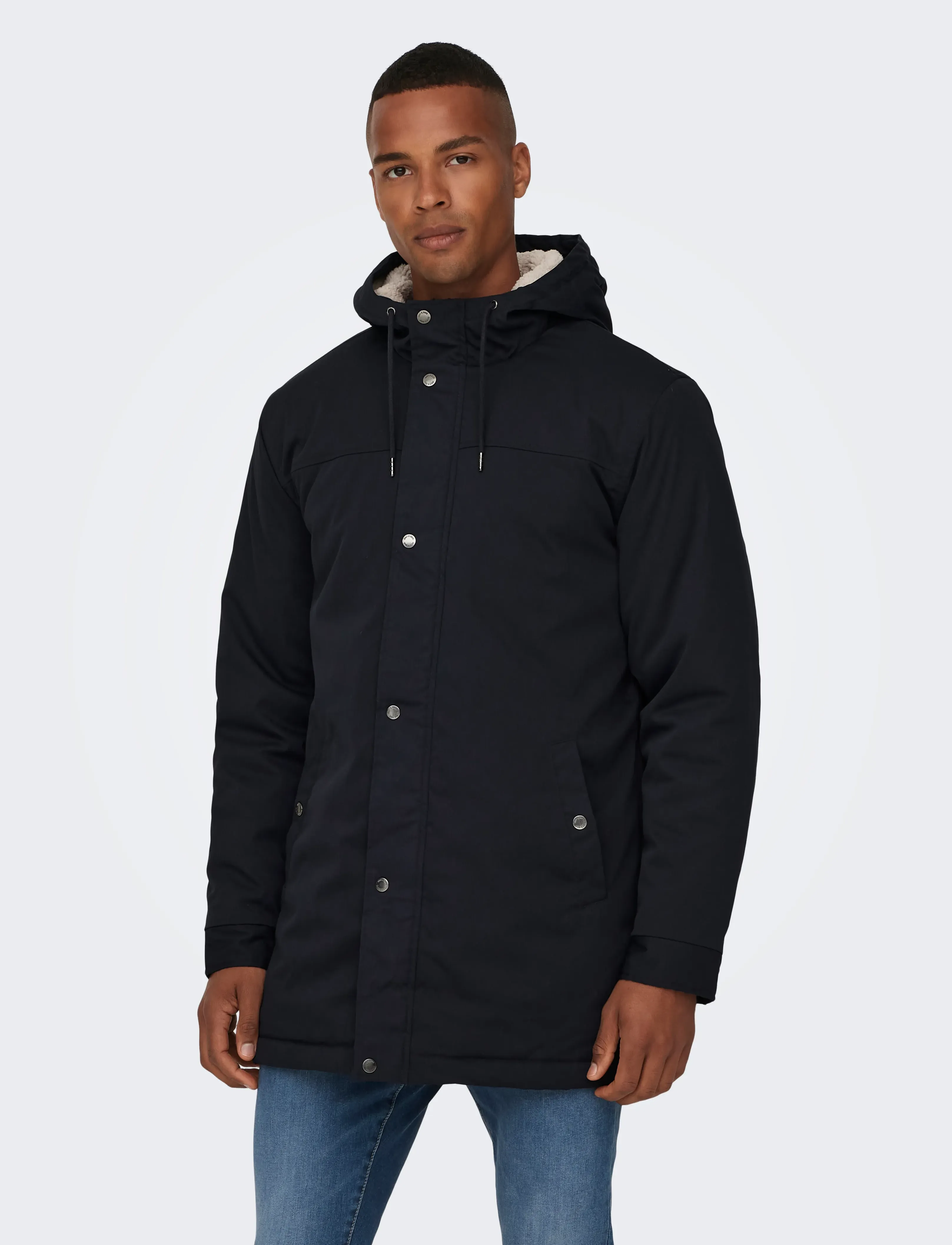 ONLY & SONS Onsalexander Parka Otw, Mænd, Parka, Navy, Str: L
