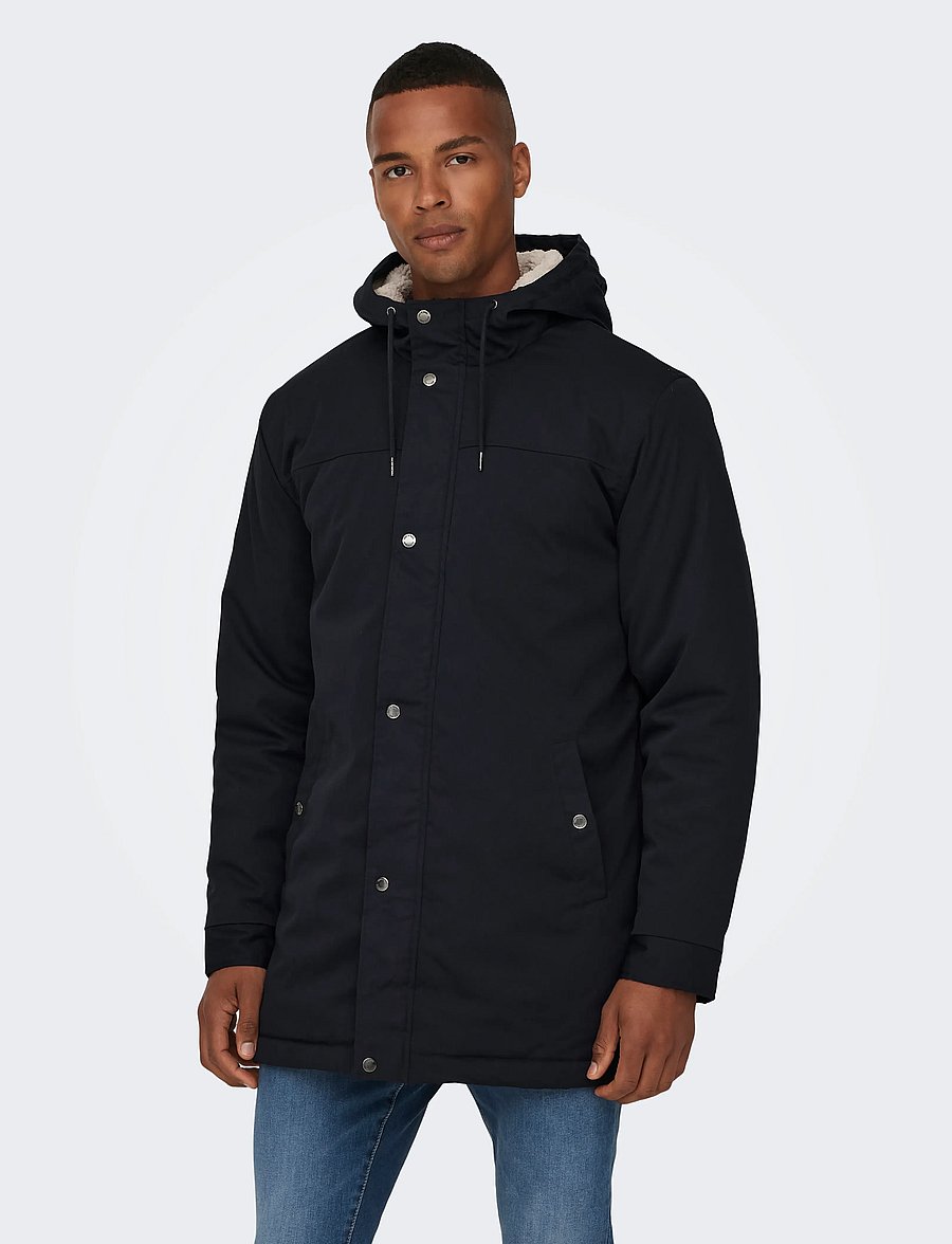 ONLY & SONS - ONSALEXANDER LIFE PARKA OTW VD - parkas - dark navy - 0
