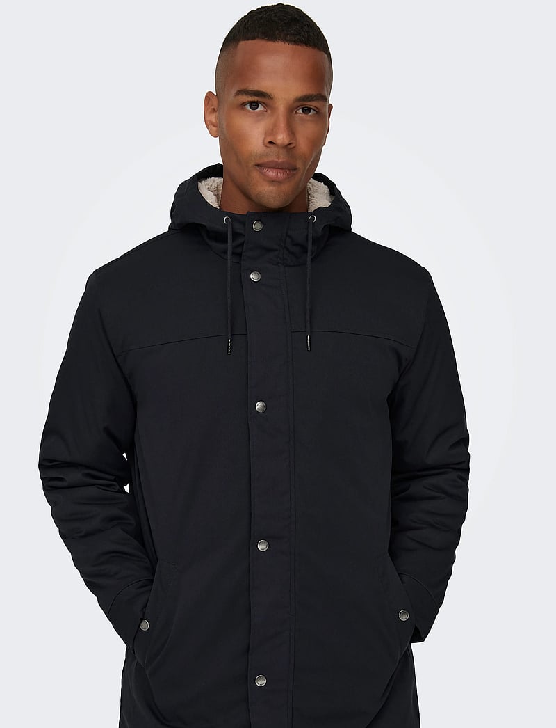 ONLY & SONS - ONSALEXANDER LIFE PARKA OTW VD - winterjacken - dark navy - 4