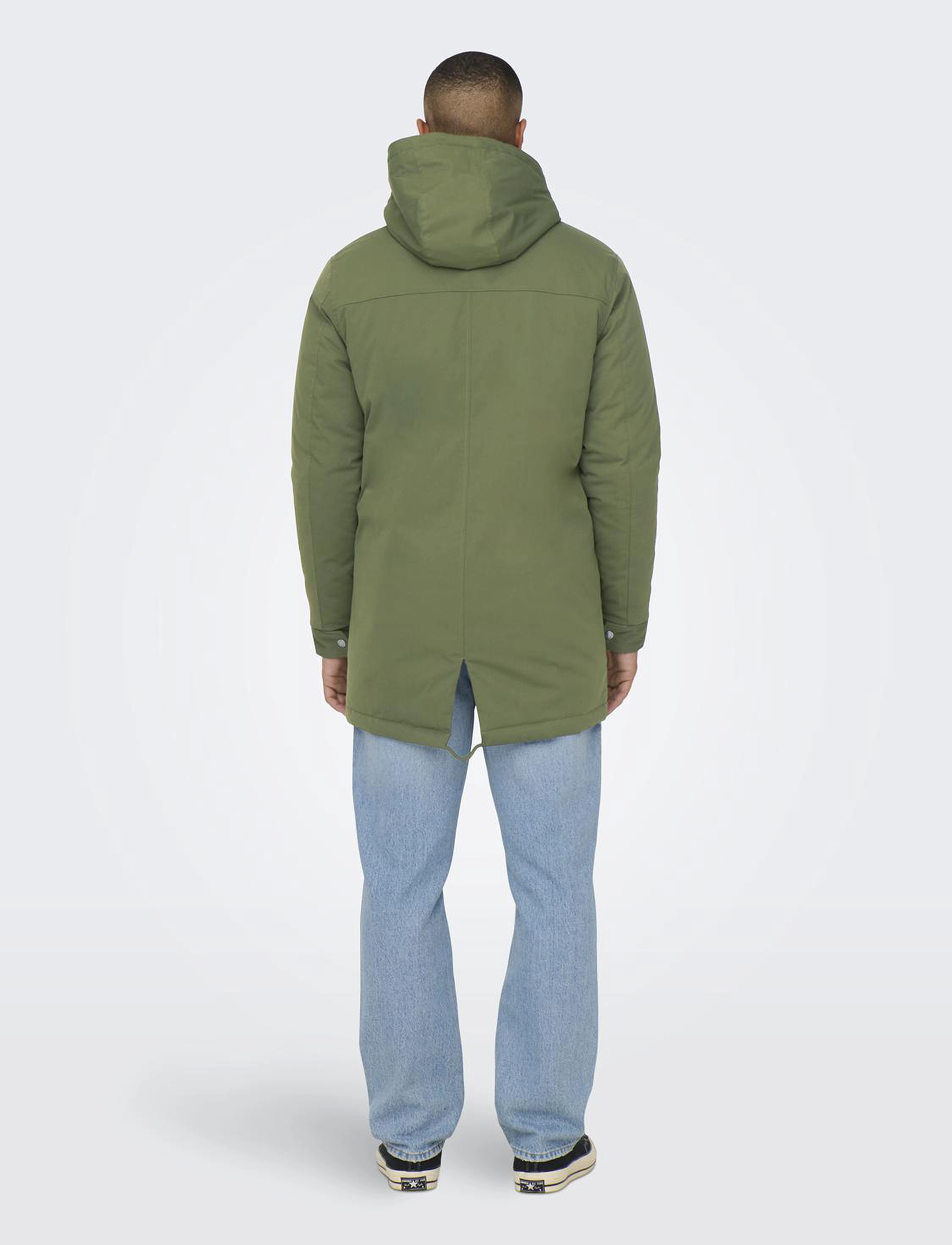 ONLY & SONS - ONSALEXANDER LIFE PARKA OTW VD - parkas - olive night - 3