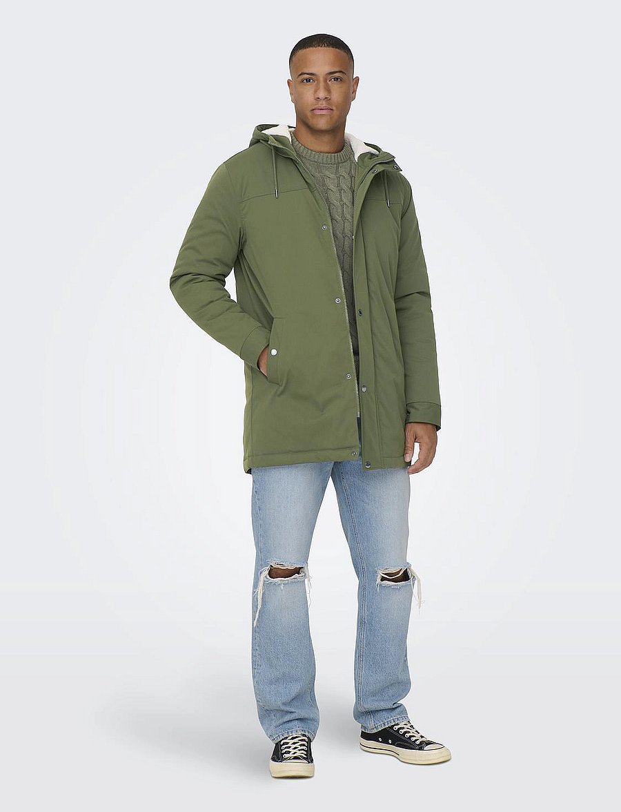 ONLY & SONS - ONSALEXANDER PARKA OTW - parkas - olive night - 5