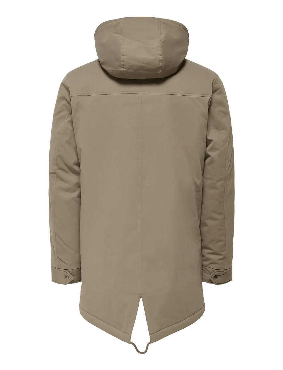 ONLY & SONS - ONSALEXANDER LIFE PARKA OTW VD - parkas - walnut - 2